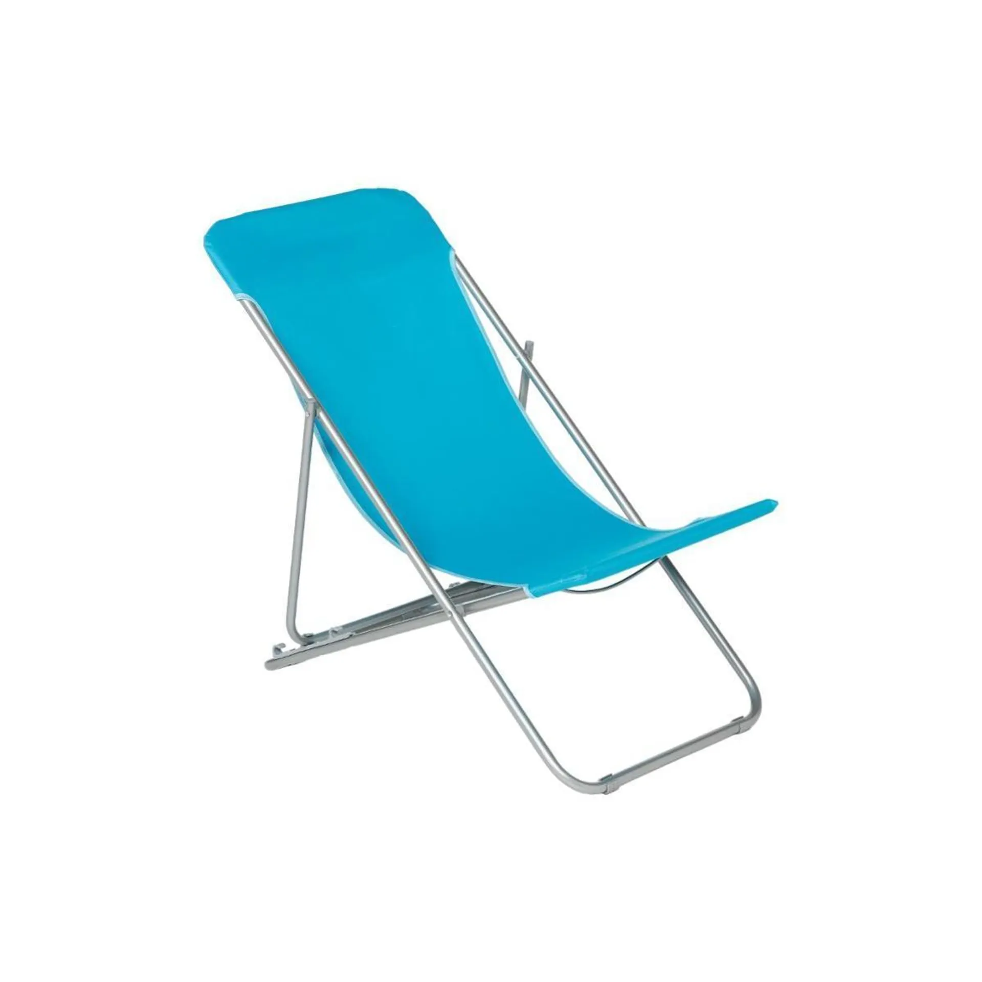 Chilienne Setubal - L 98 x P 56 x H 35 à 75 cm - Bleu - HESPERIDE