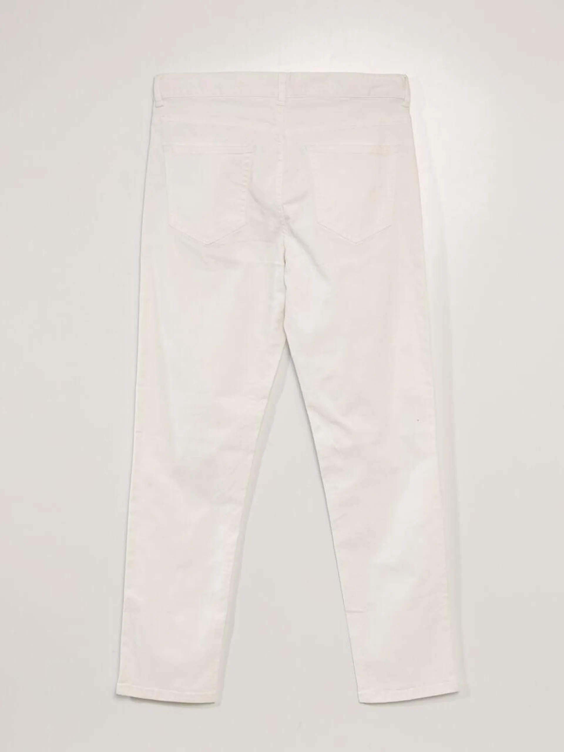 Jean slim 5 poches - L32 - blanc