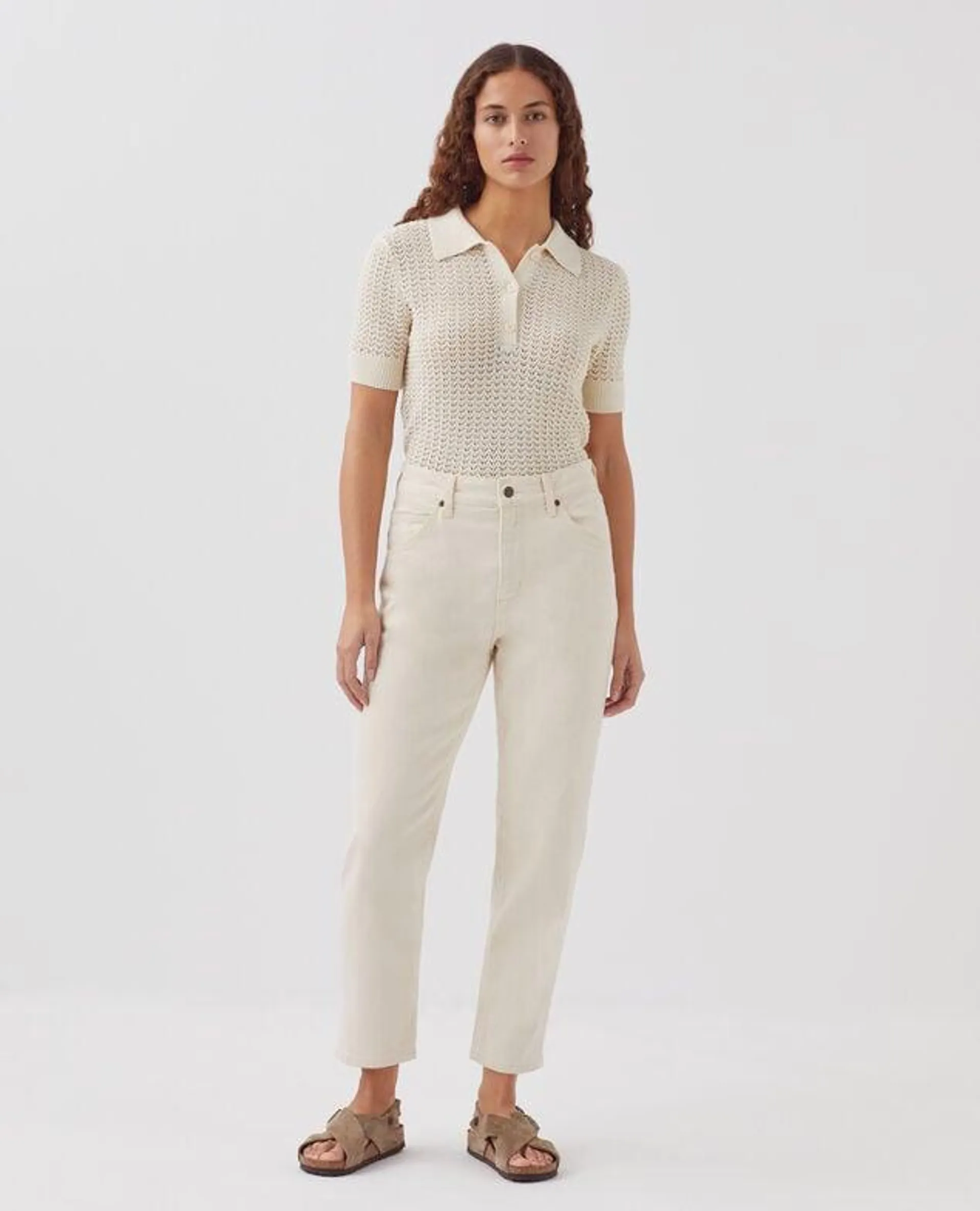 RITA - Jean slouchy offwhite