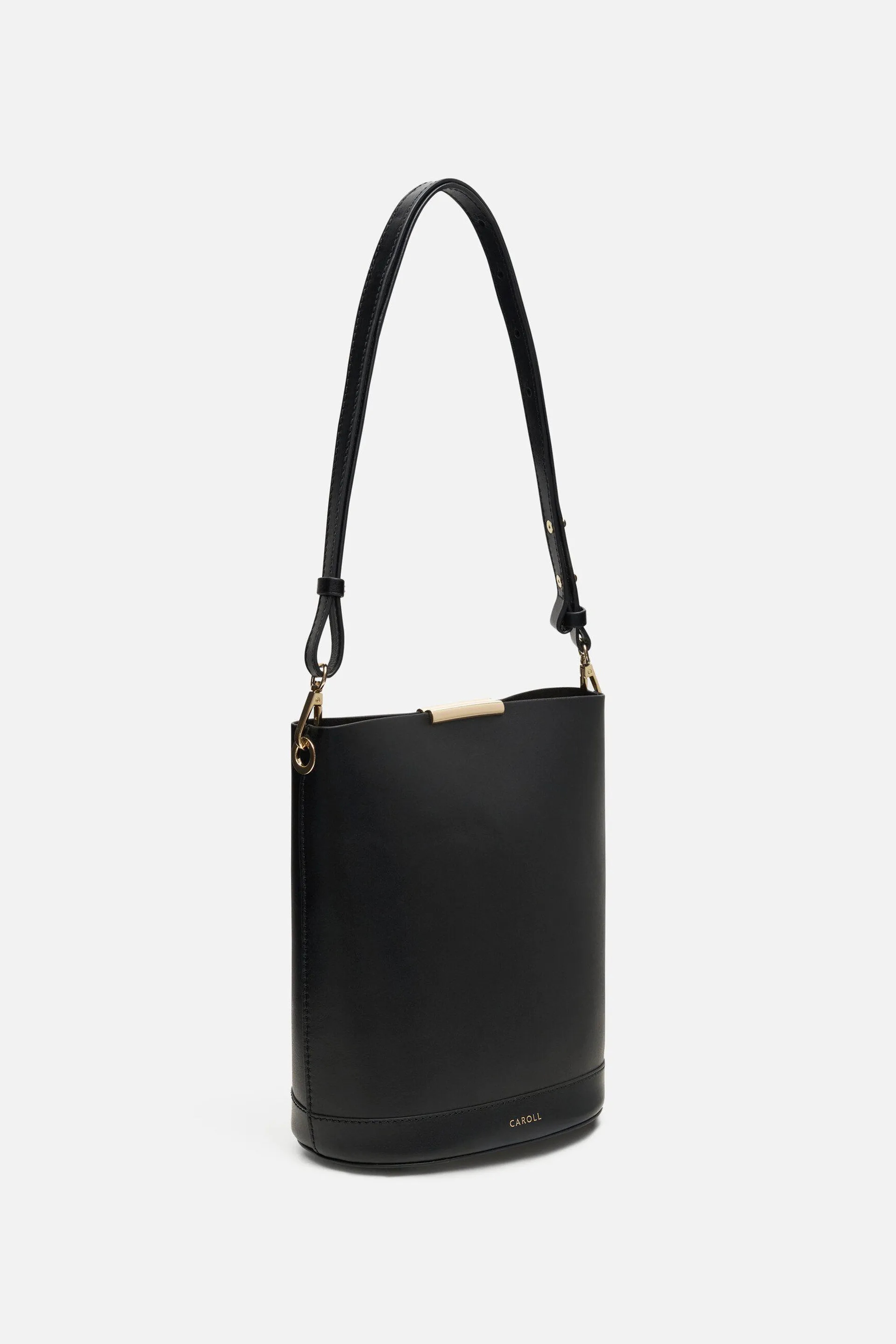 Sac saul 100% cuir noir femme