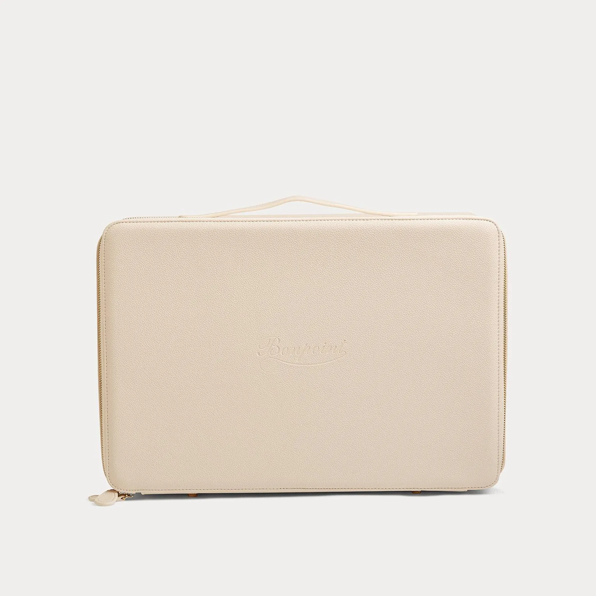 Moyenne valise taille 2 bébé blanc lait