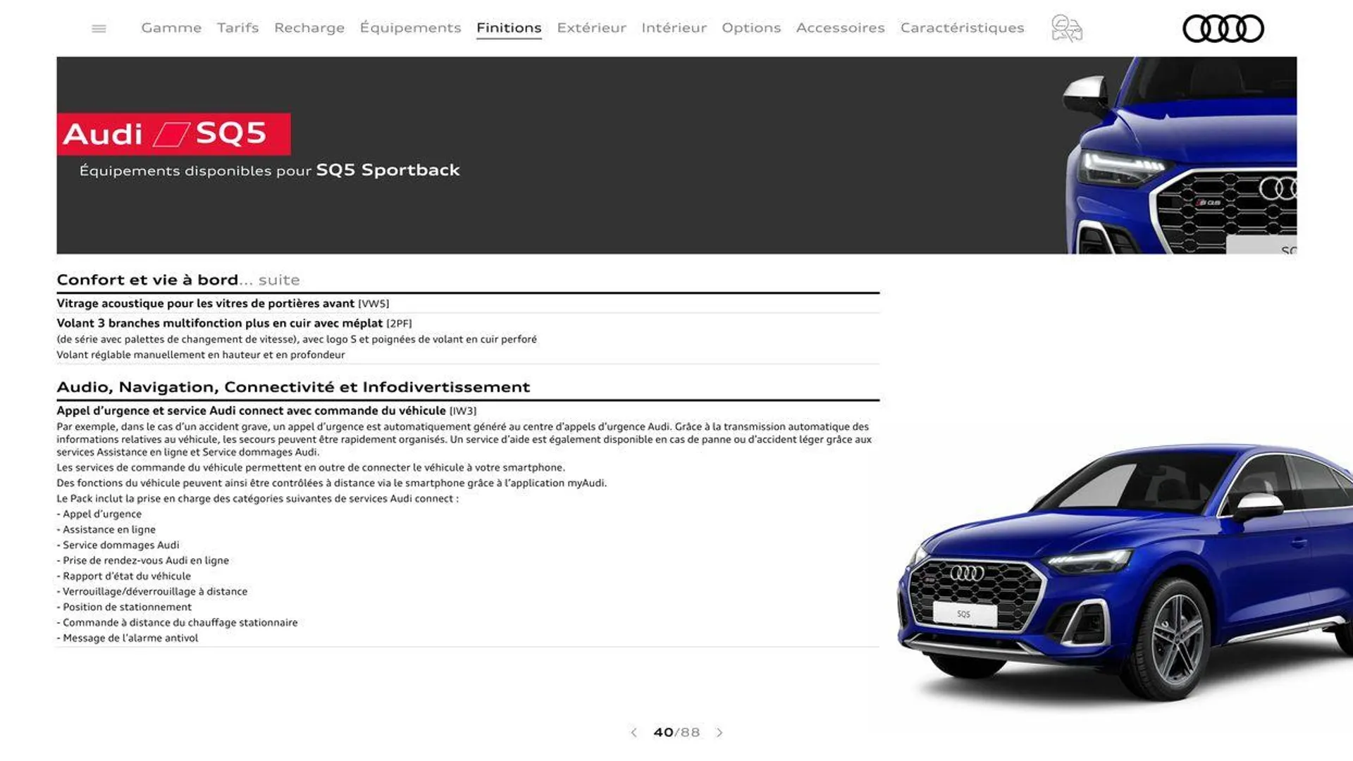 Audi Q5 du 20 août au 31 décembre 2024 - Catalogue page 40