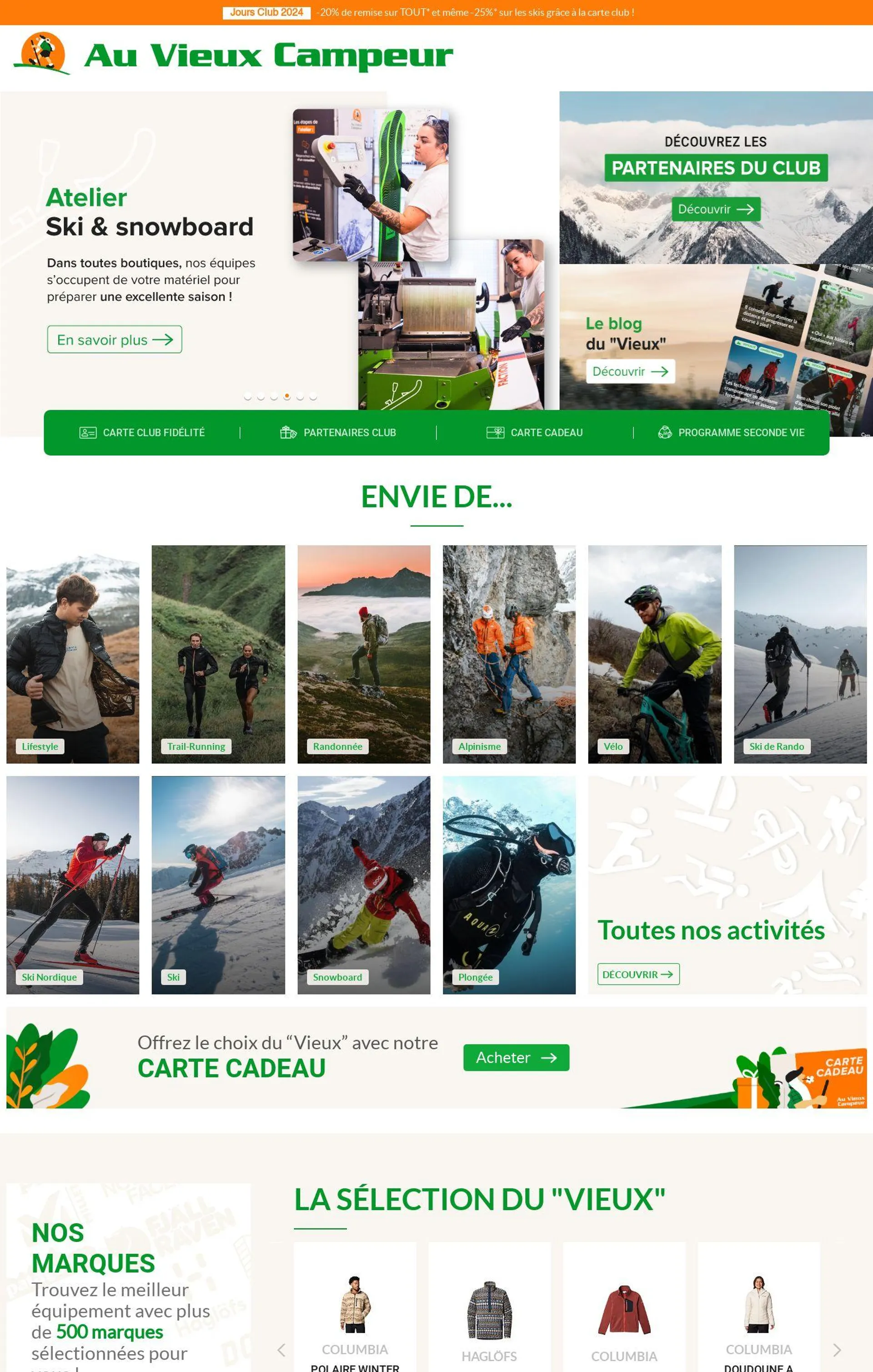 Au Vieux Campeur Catalogue actuel - 1