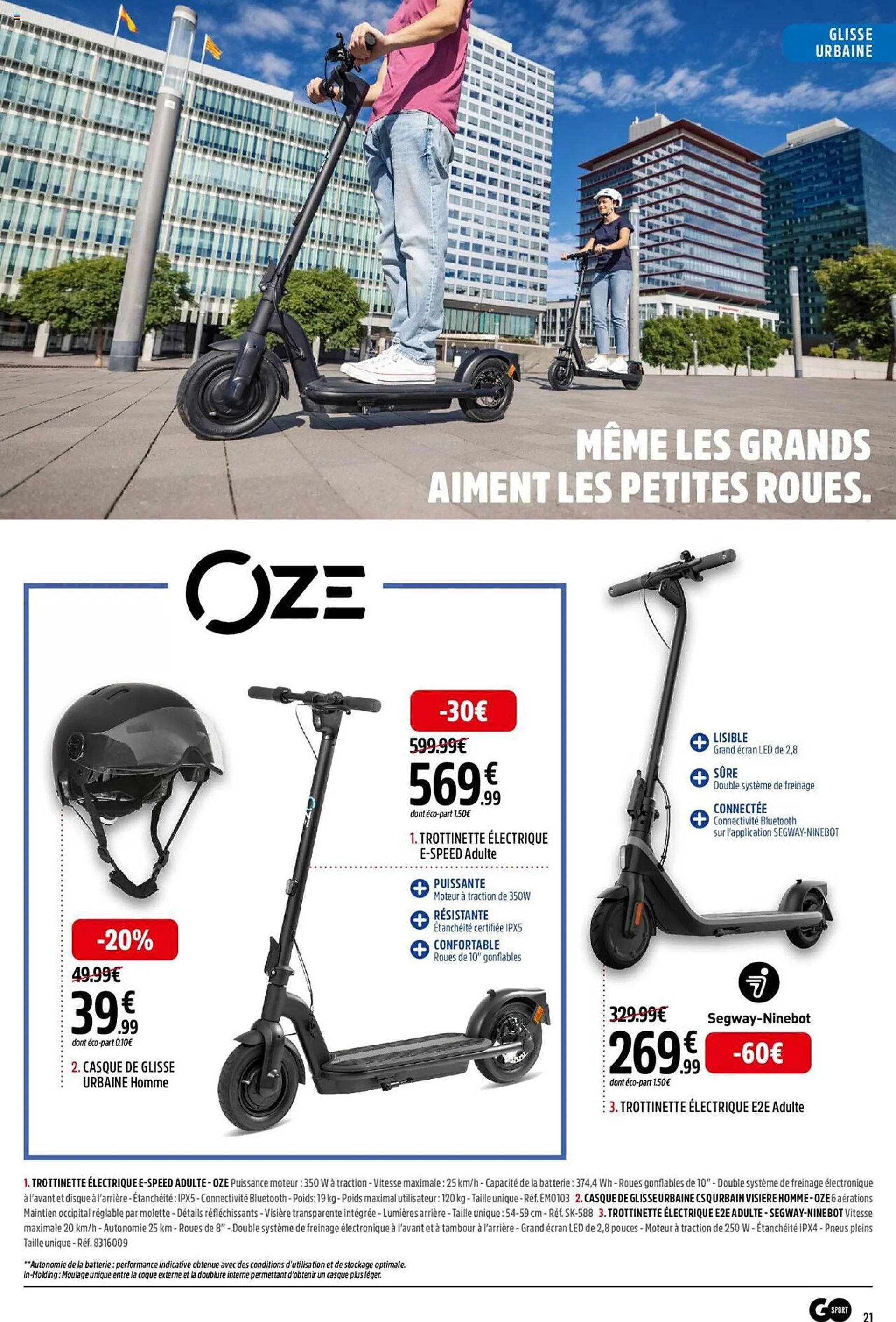 Catalogue Go Sport du 25 mars au 14 avril 2024 - Catalogue page 21