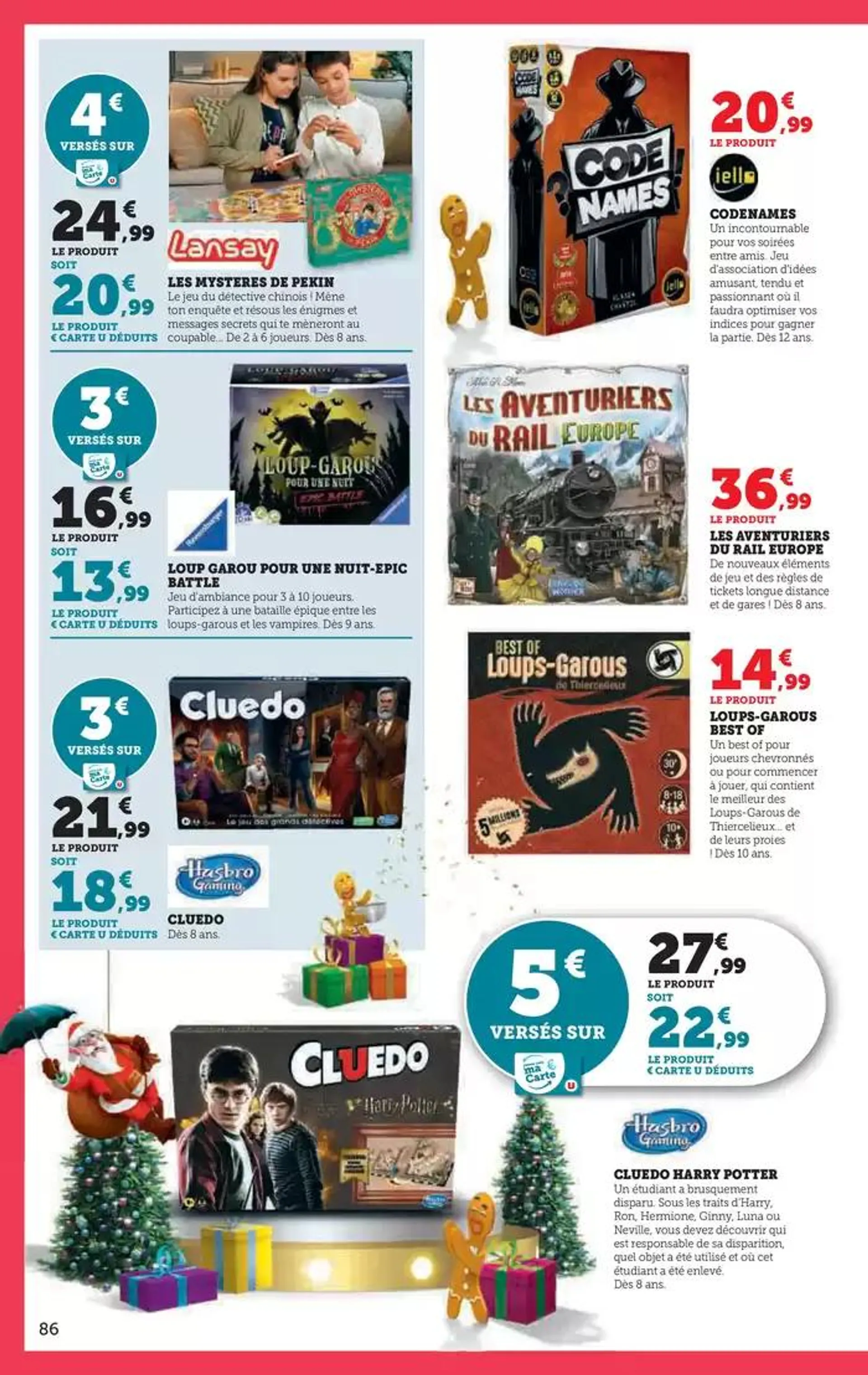 Jouets du 22 octobre au 8 décembre 2024 - Catalogue page 86