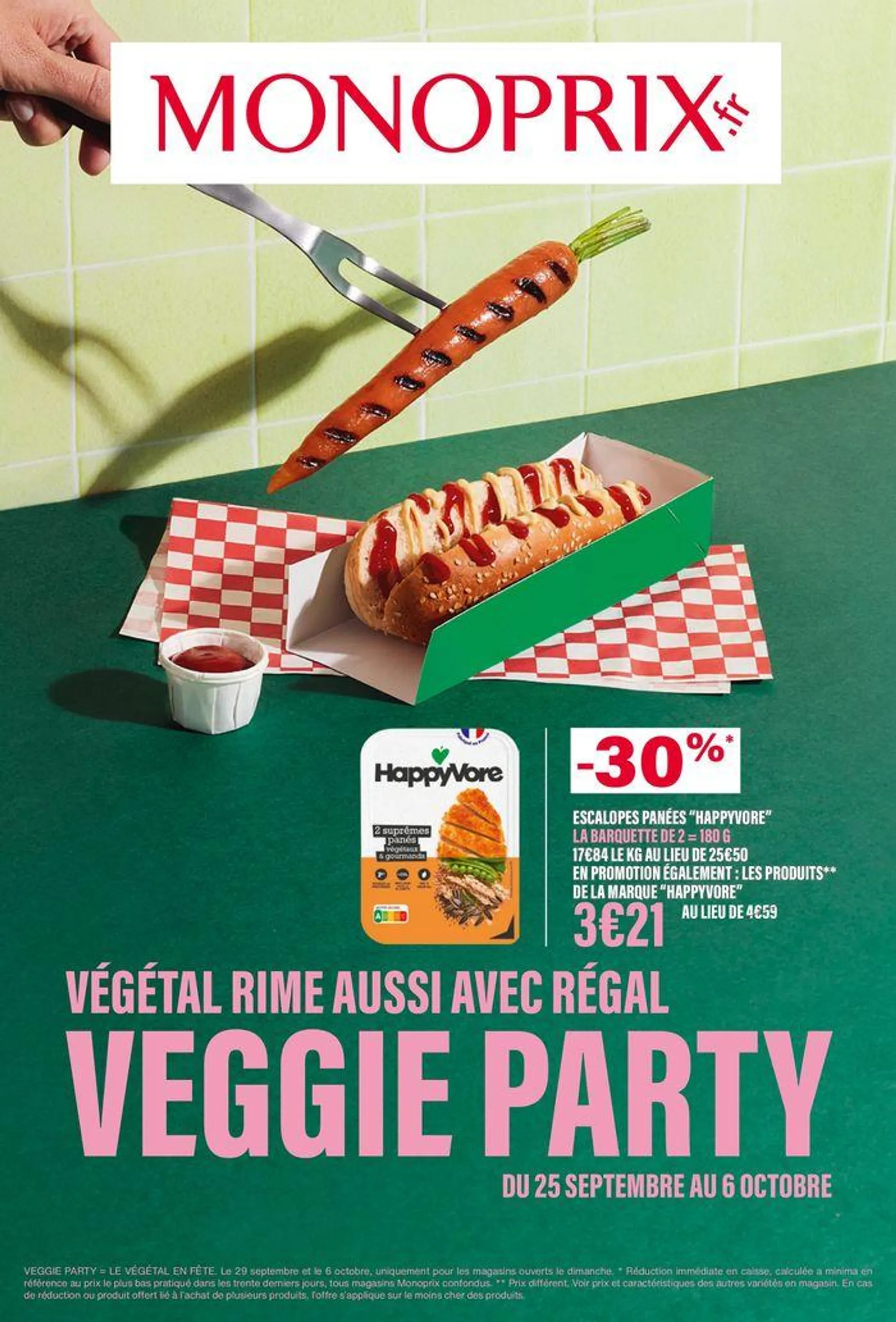 Végétal rime aussi avec régal veggie paty - 1