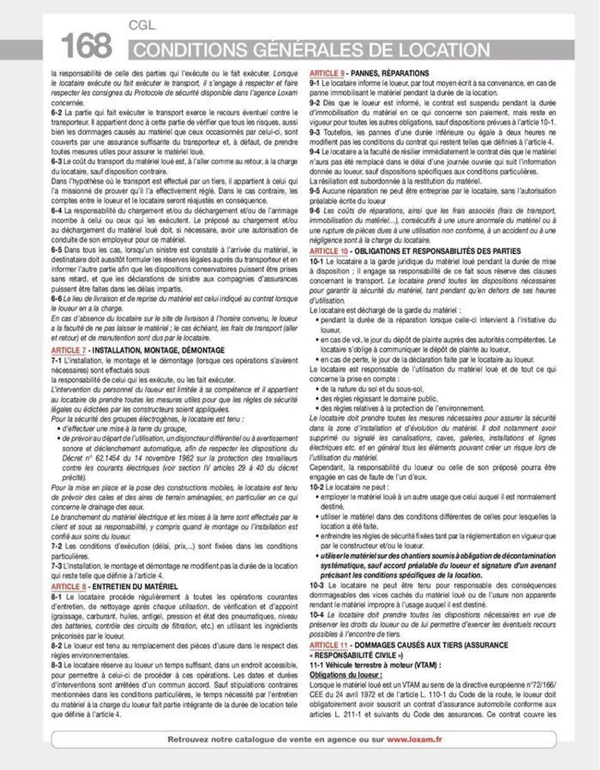 Loxam Catalogue de location du 9 avril au 31 décembre 2024 - Catalogue page 78