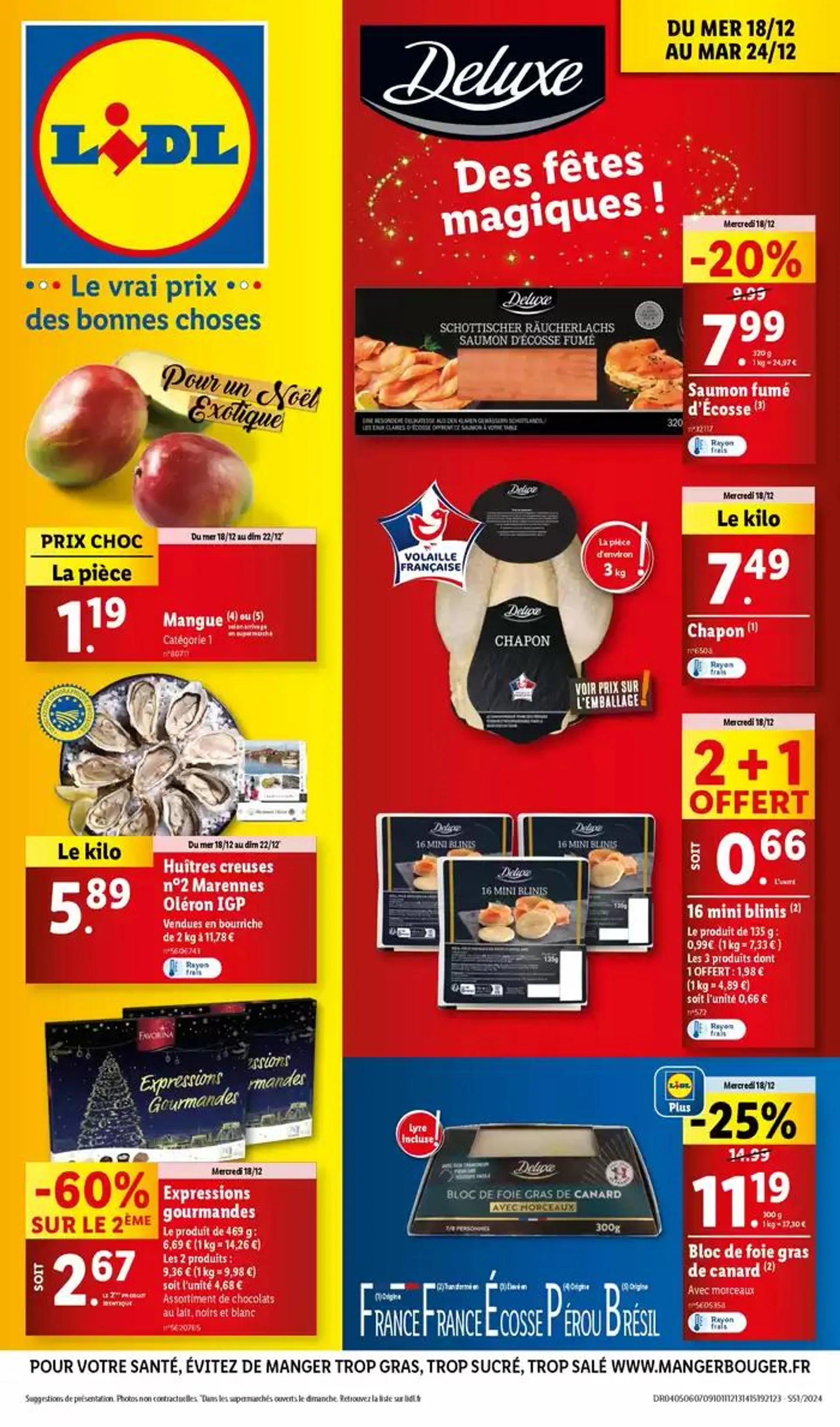 Retrouvez une large sélection de mets dexception à petits prix chez Lidl! - 1