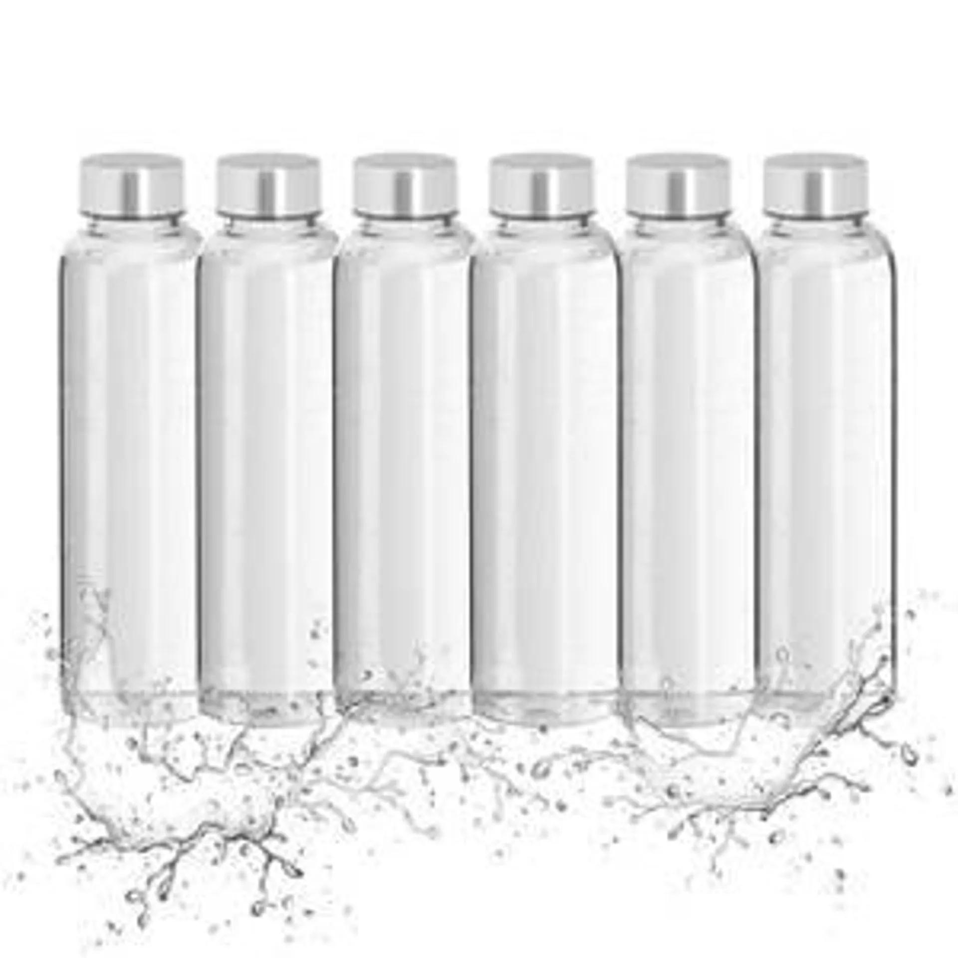 Bouteille d’eau en verre 500ml lot de 6