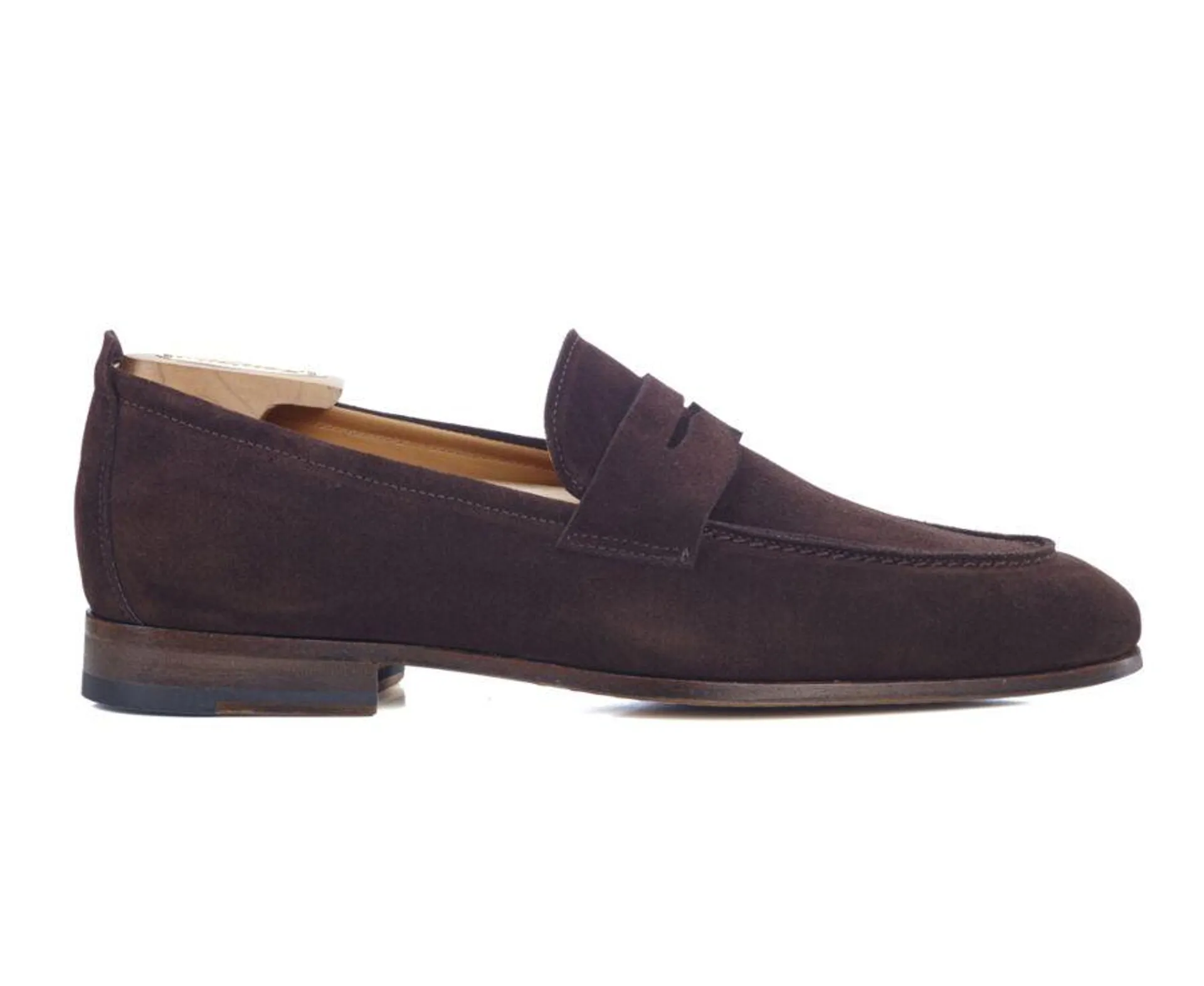 Mocassin homme Velours Brun - CEVIO