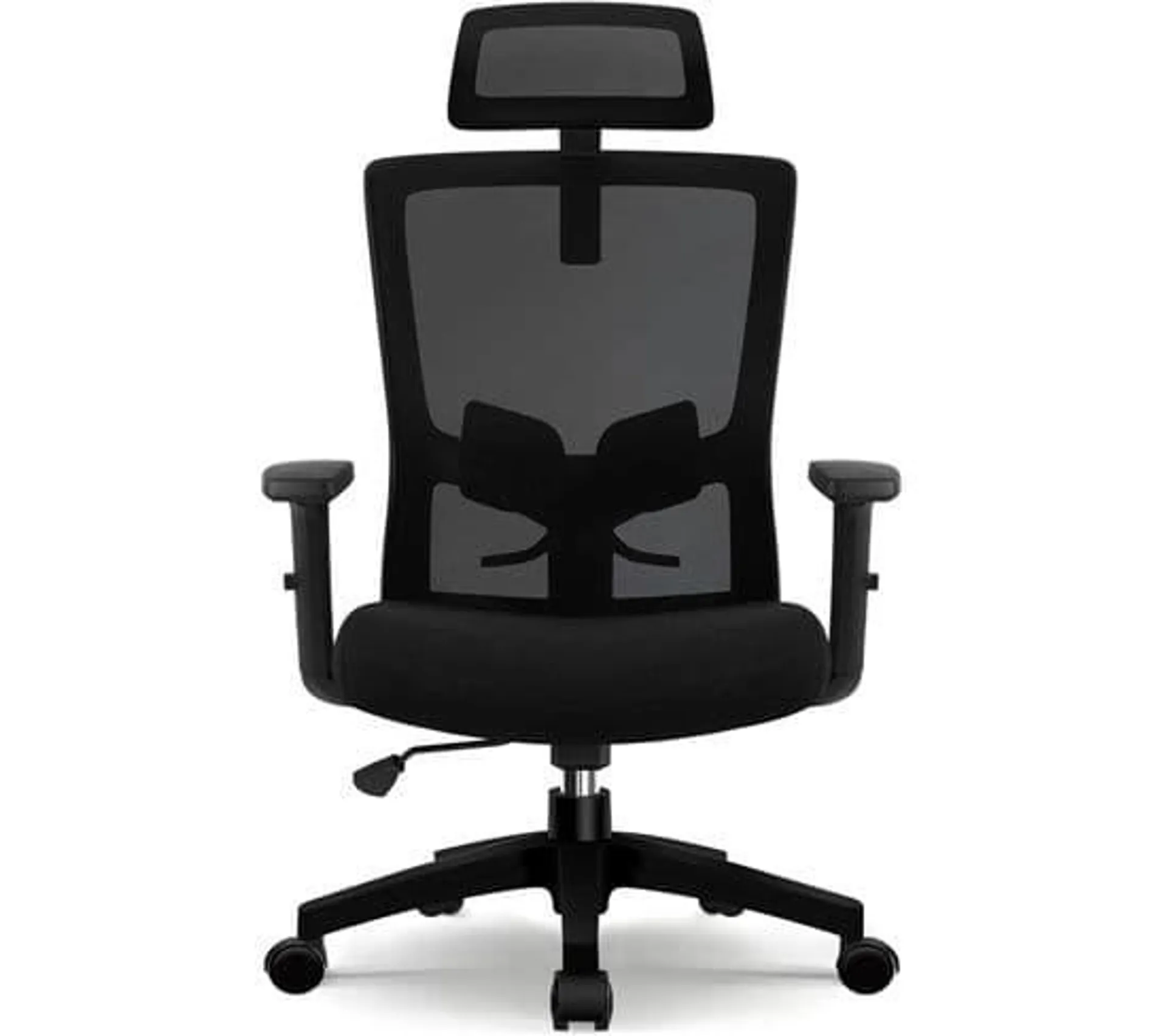 Fauteuil De Bureau Avec Hauteur Réglable Et Dossier Inclinable 70x53x128 Cm - Noir