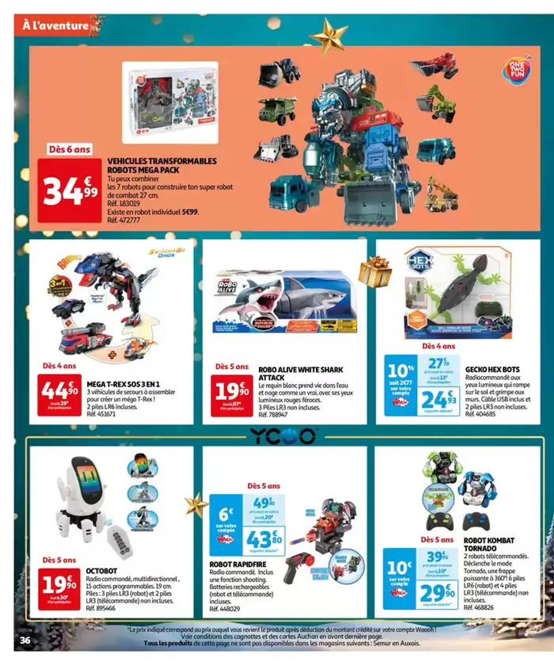 Réveillons Noël, un max de promos pour les fêtes du 11 octobre au 6 décembre 2024 - Catalogue page 36