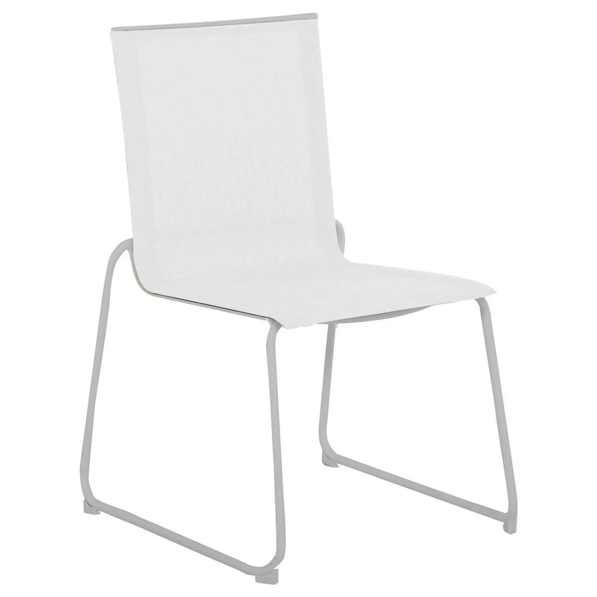 Chaise Sunrise - 60 x 56 x H 88 cm - blanc