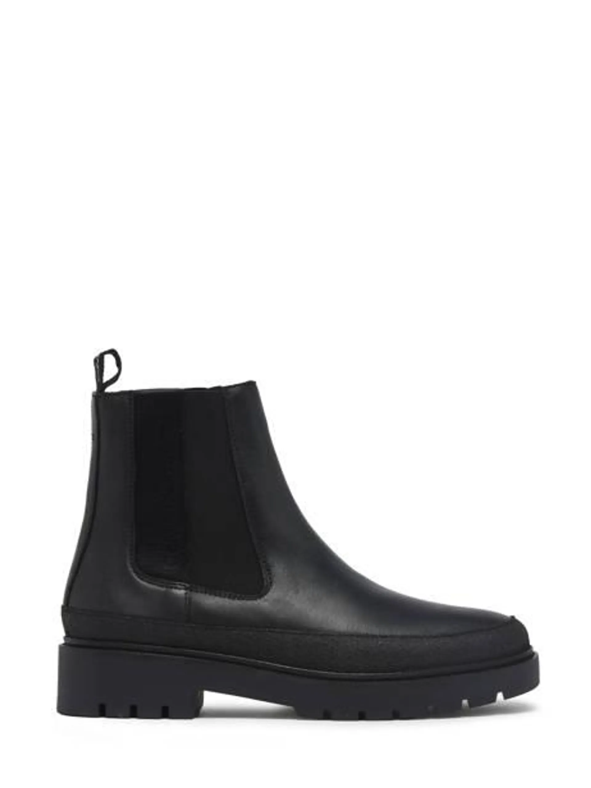 Chelsea boots Combat Mid en cuir CALVIN KLEIN JEANS