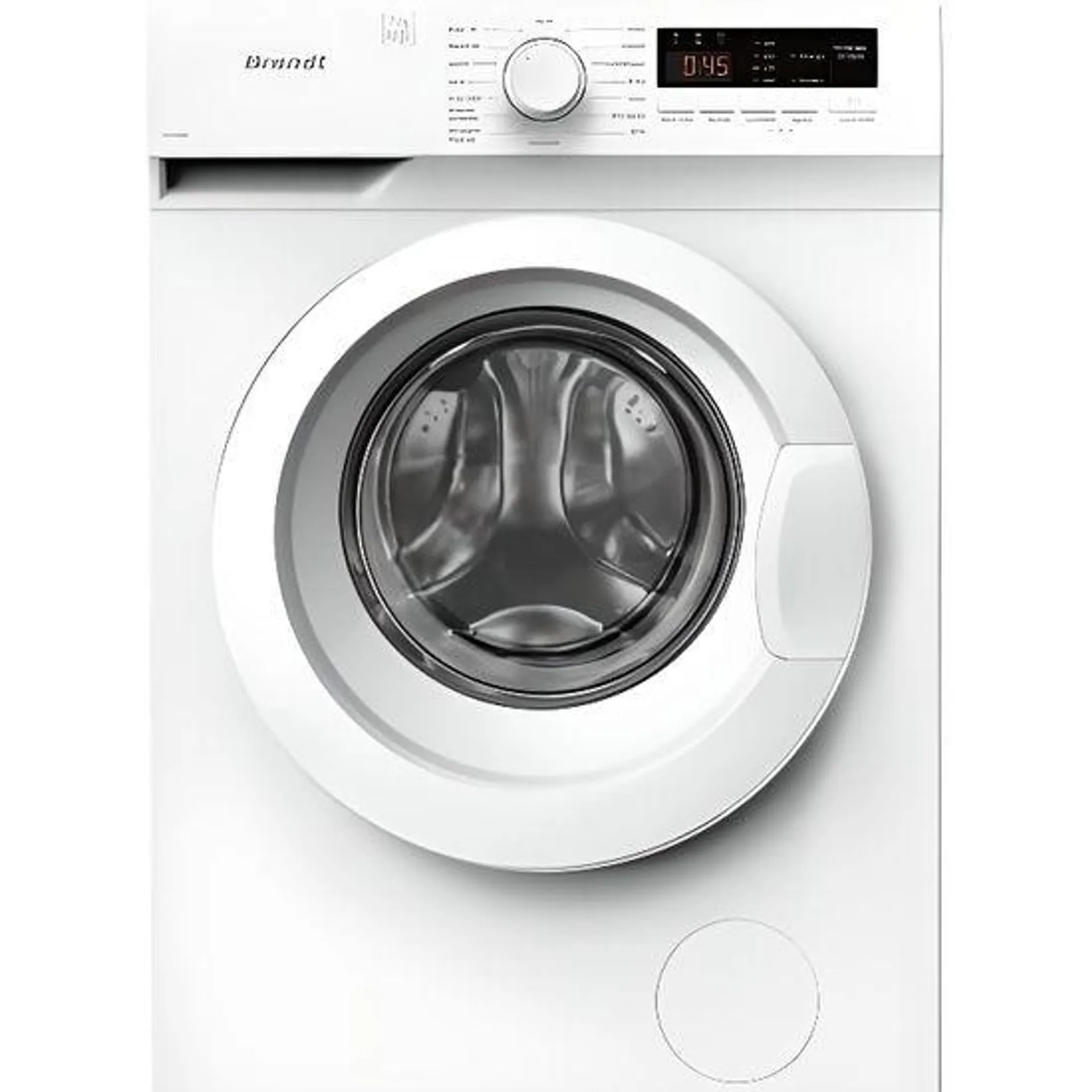 Lave-linge frontal BRANDT WFB170W - Capacité 7 kg - Classe énergétique E - Essorage 1400 trs/min