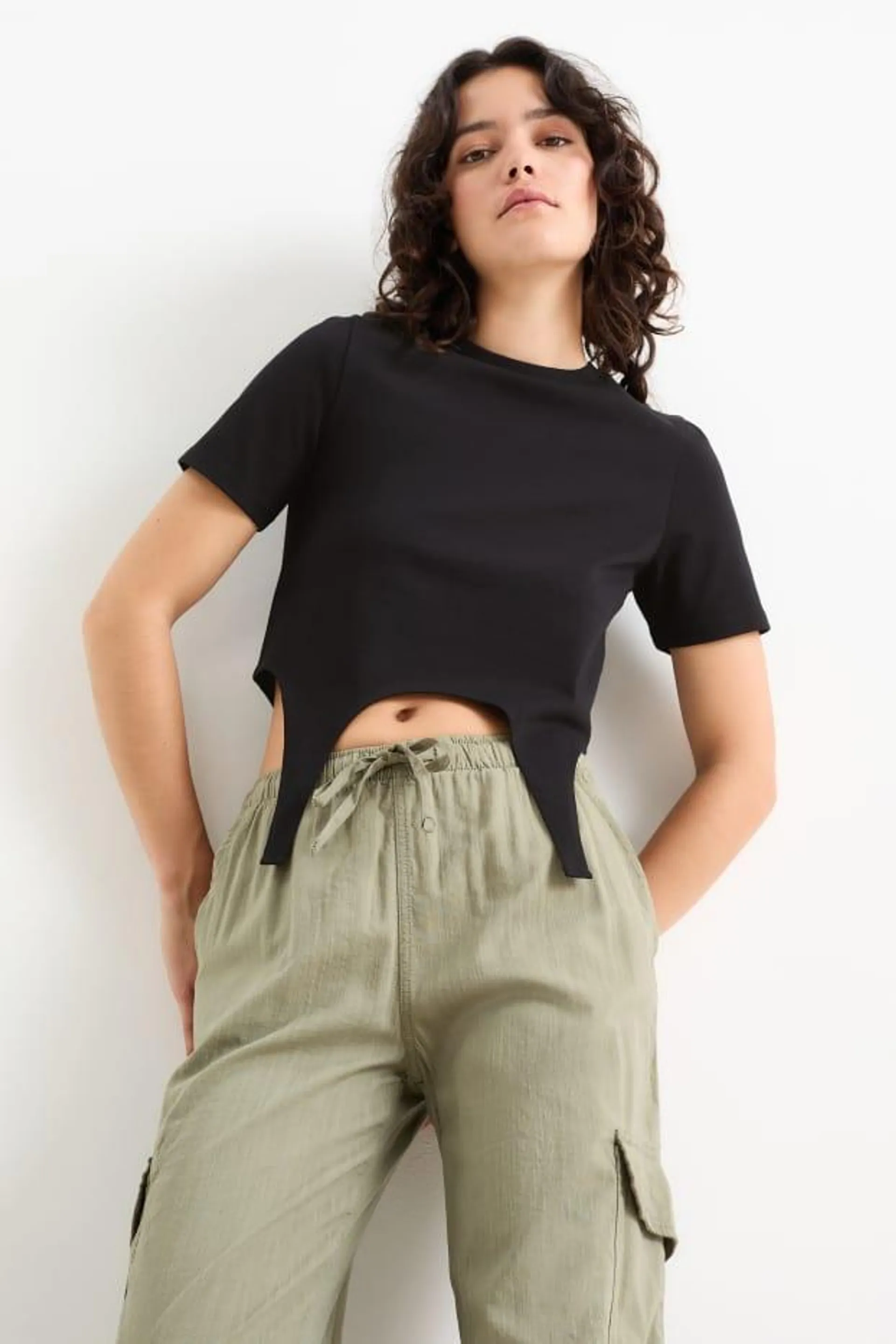 Cropped T-shirt