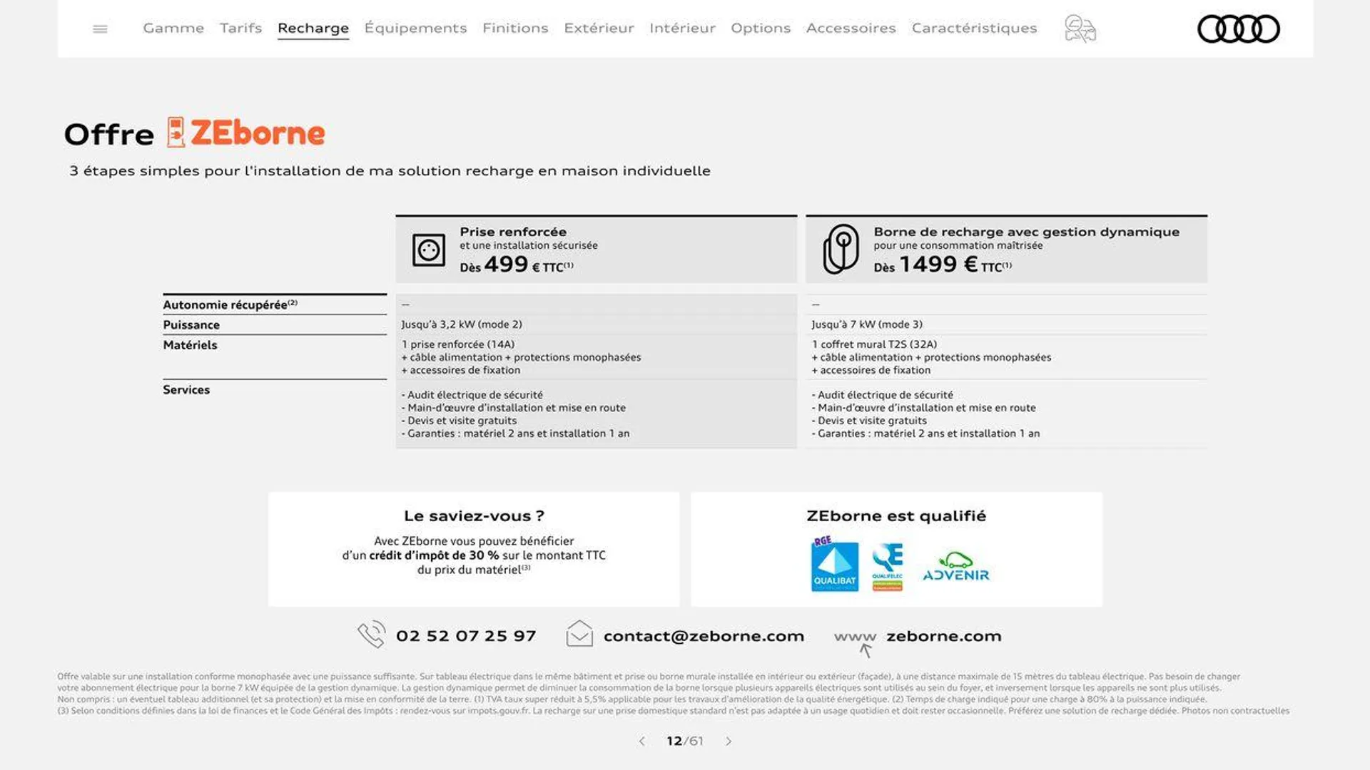 Audi Q3 du 20 août au 31 décembre 2024 - Catalogue page 12