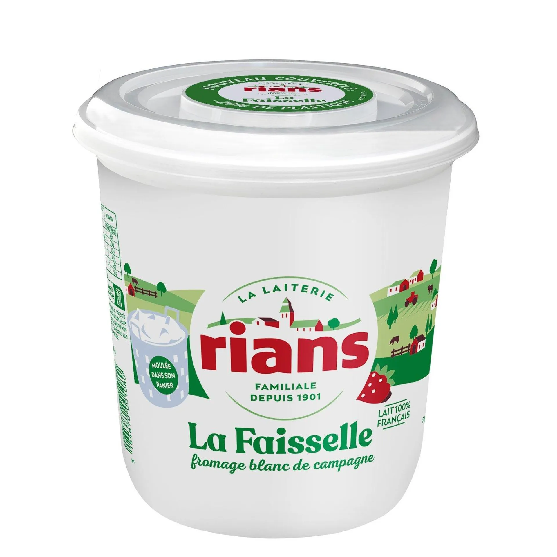 Faisselle nature 6% MG RIANS