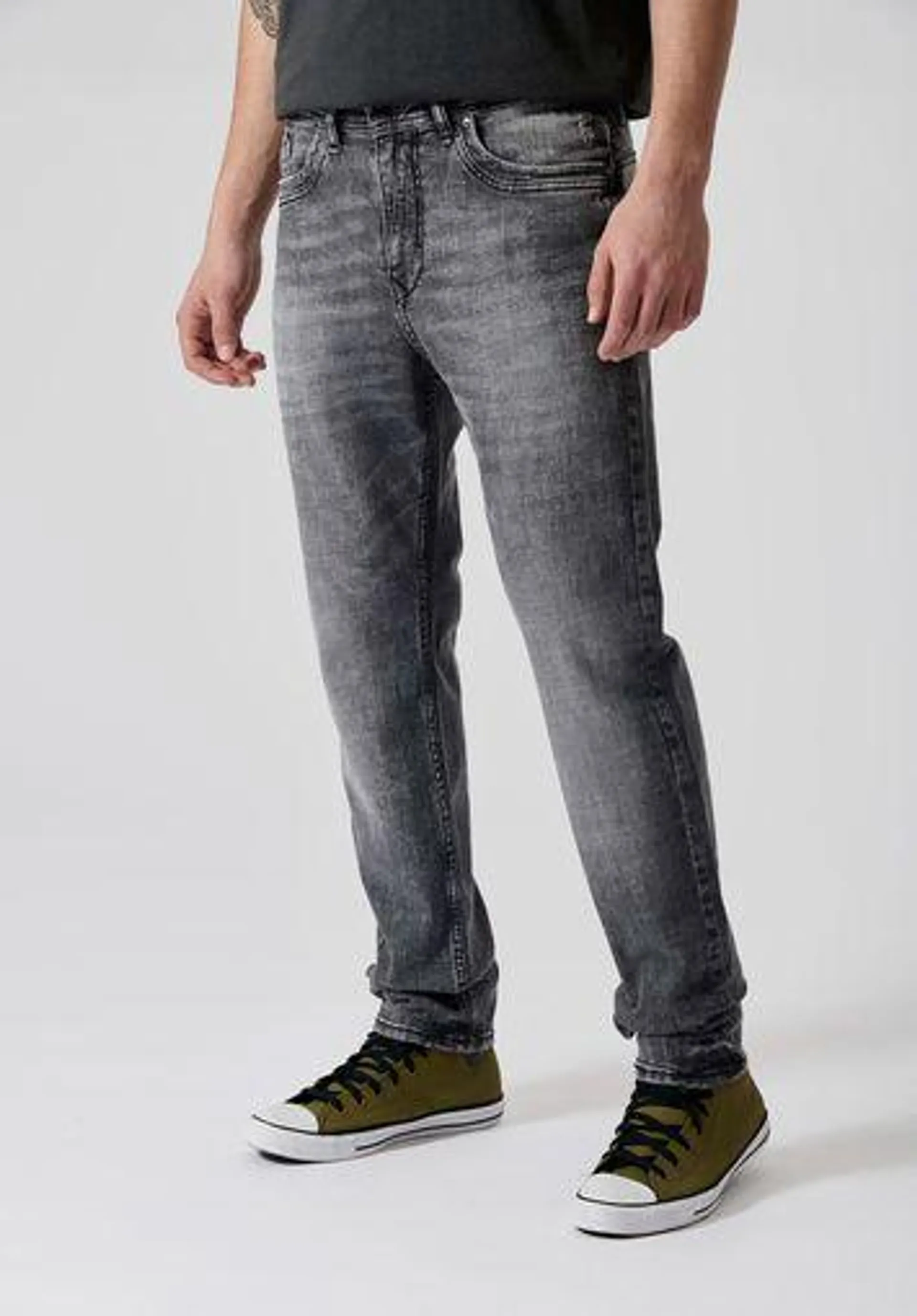 Jean slim gris Homme