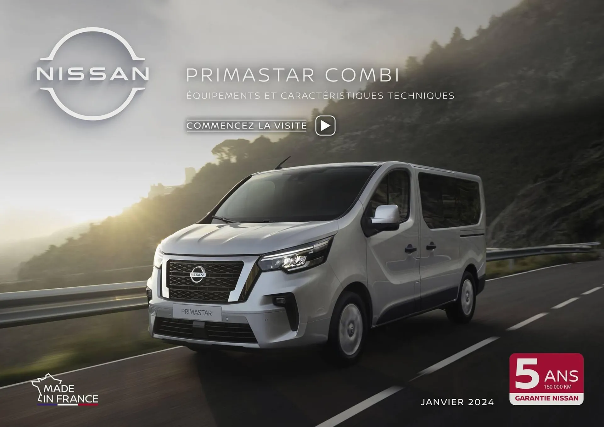 Catalogue Nissan Primastar Combi du 6 mars au 6 mars 2025 - Catalogue page 1