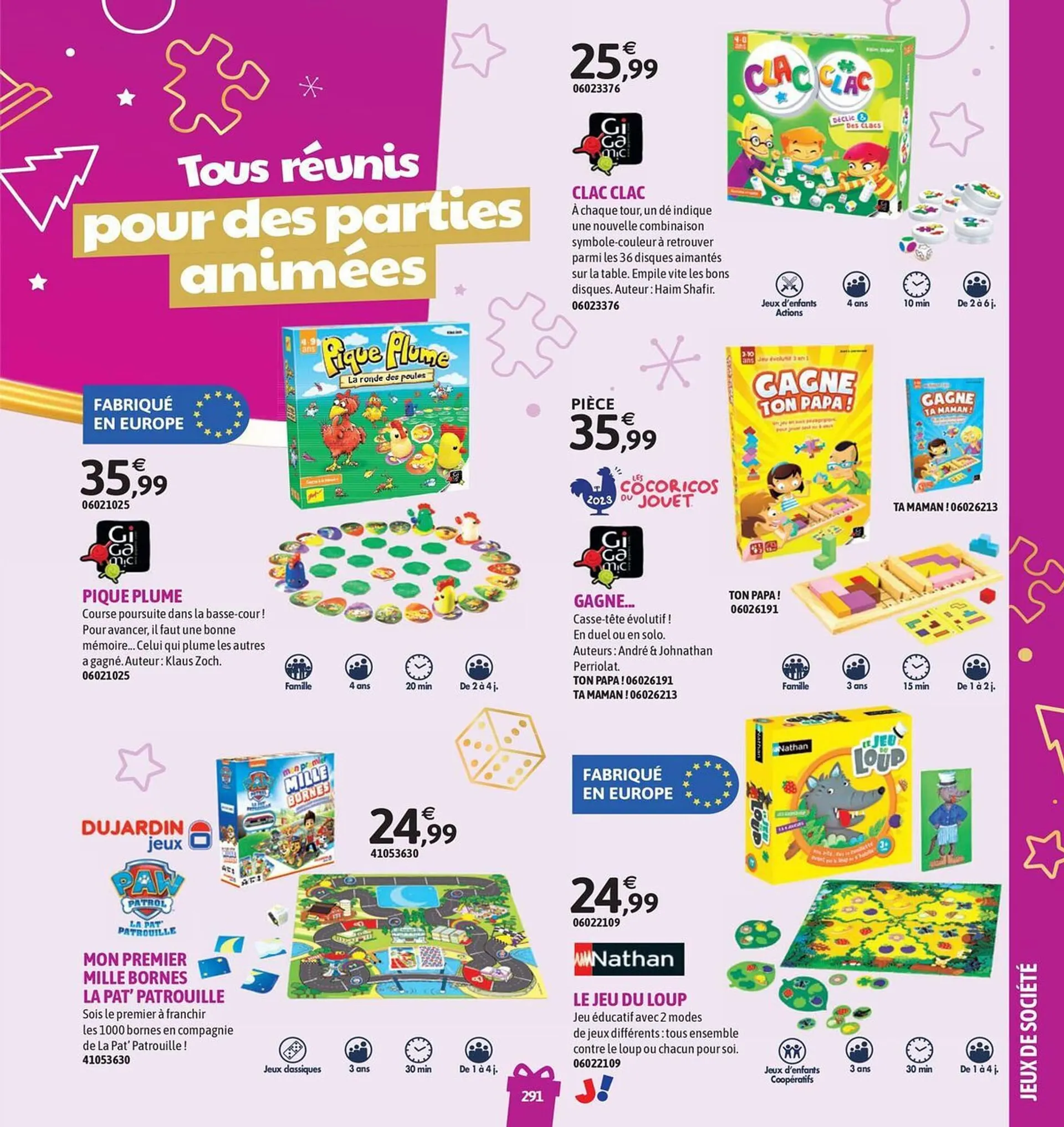 Catalogue JouéClub du 4 octobre au 31 décembre 2023 - Catalogue page 291