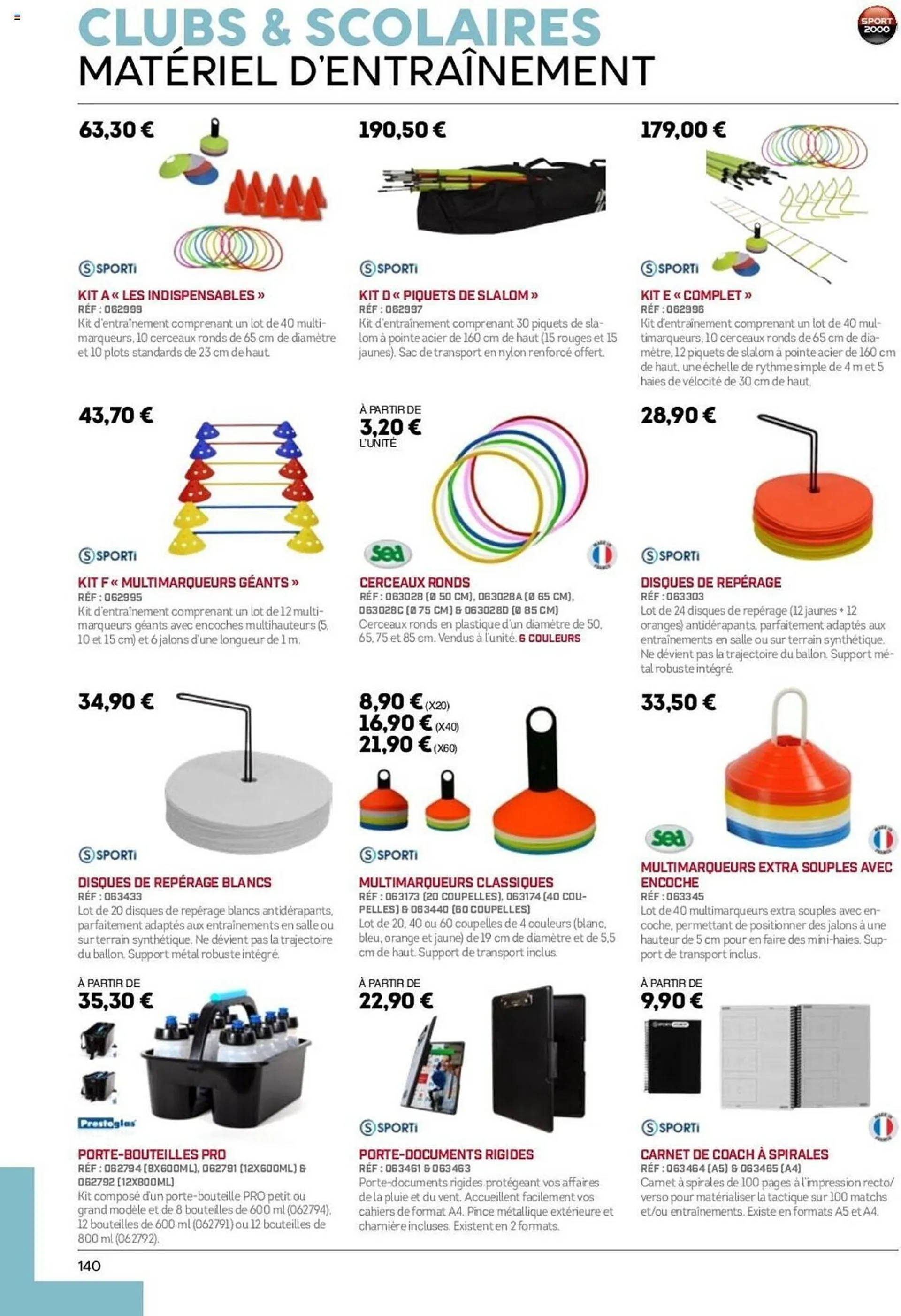 Catalogue Sport 2000 du 28 mai au 31 décembre 2025 - Catalogue page 140