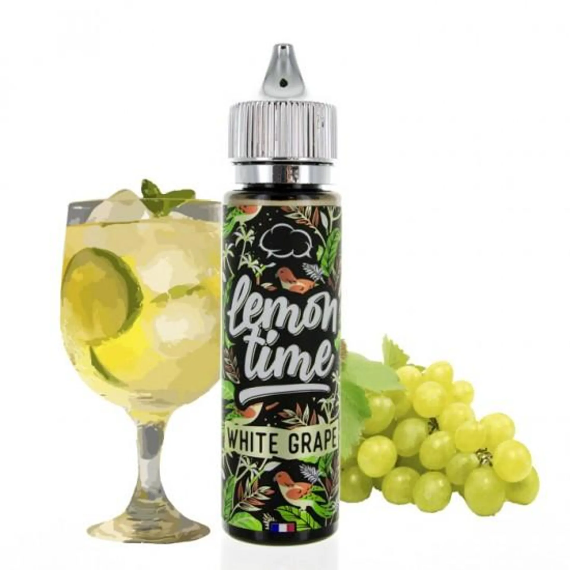 LEMON TIME WHITE GRAPE 0MG 50ML ELIQUID FRANCE