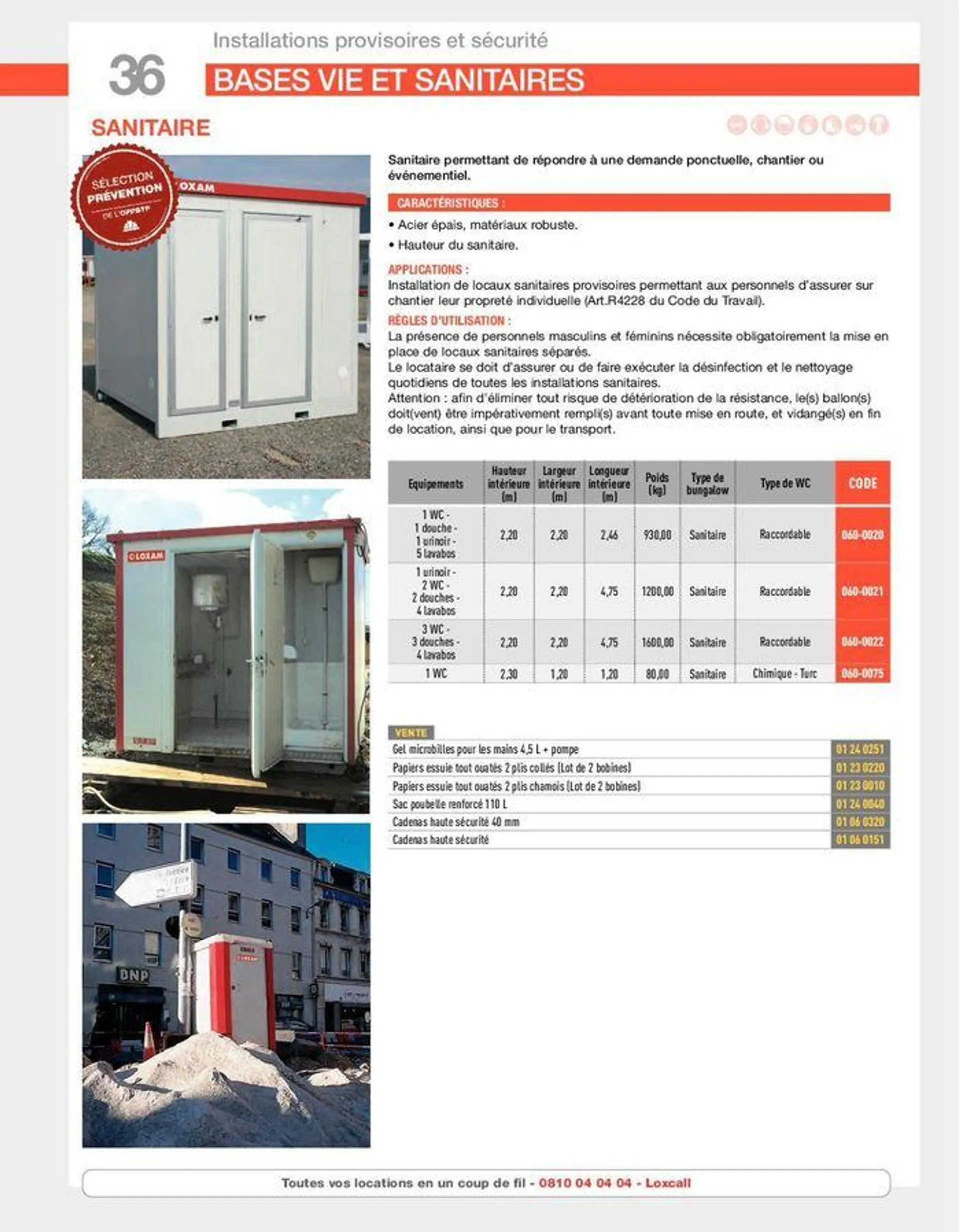 Loxam Catalogue de location du 9 avril au 31 décembre 2024 - Catalogue page 111