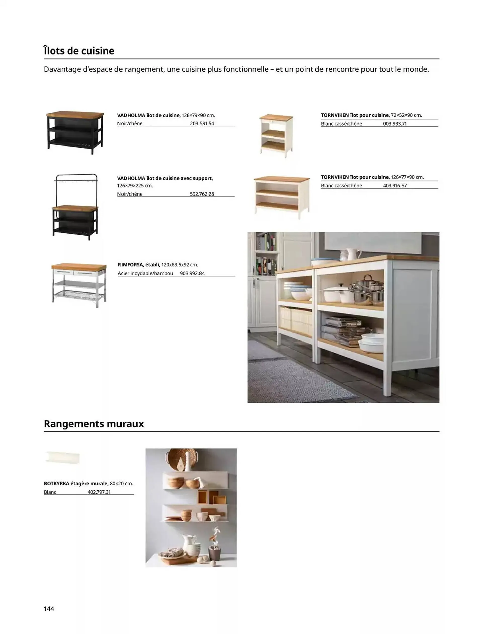 Catalogue IKEA du 1 octobre au 31 juillet 2025 - Catalogue page 144