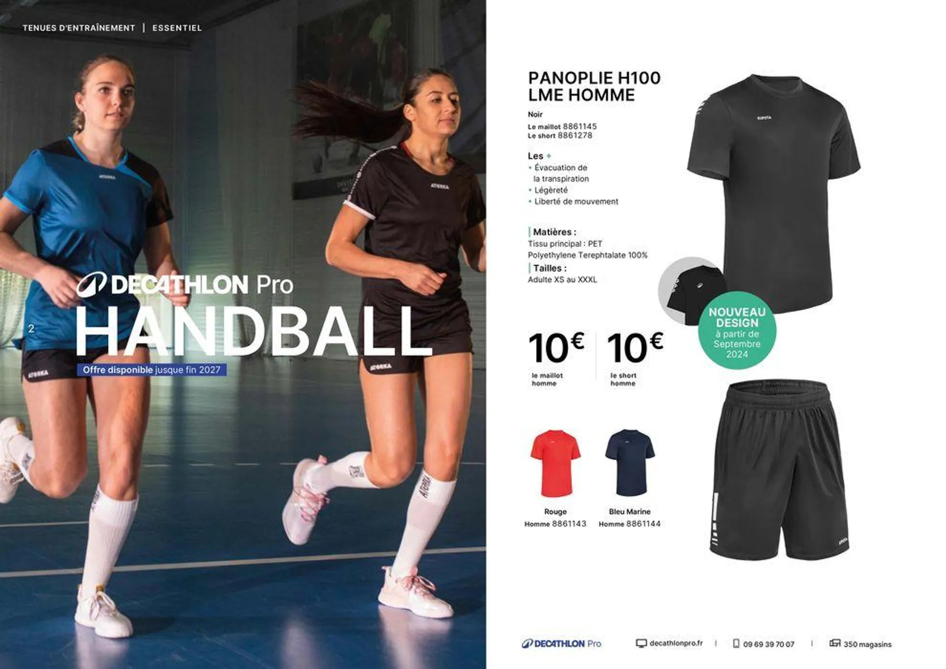 Vous faites vivre votre club de handball. On mouille le maillot avec vous. du 3 juillet au 31 janvier 2025 - Catalogue page 2