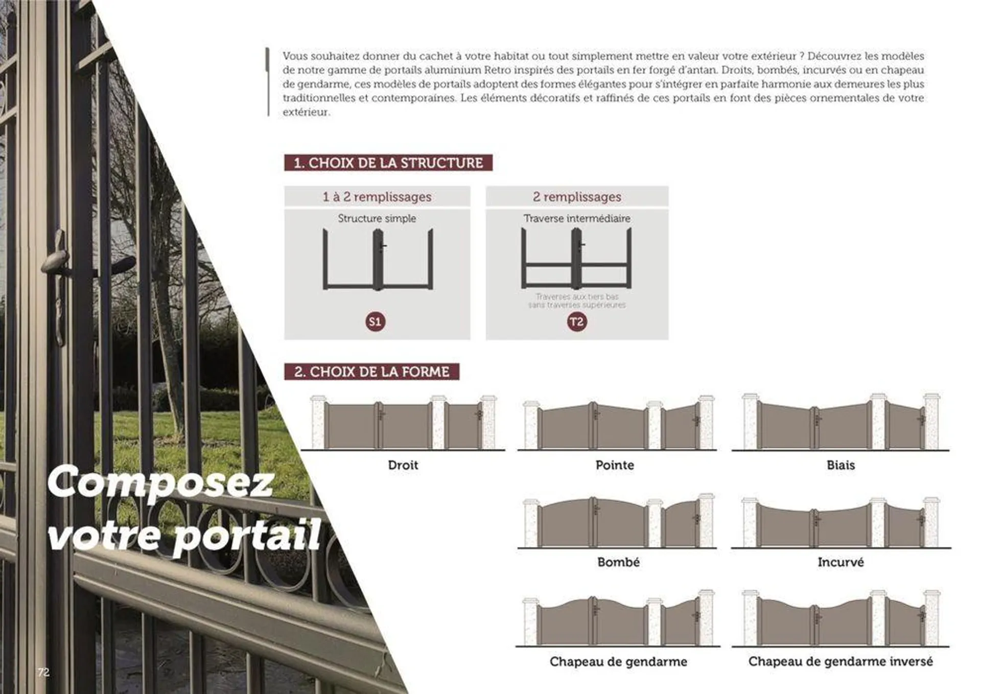 LE CATALOGUE PORTAILS ET CLÔTURES du 20 mai au 31 décembre 2024 - Catalogue page 74