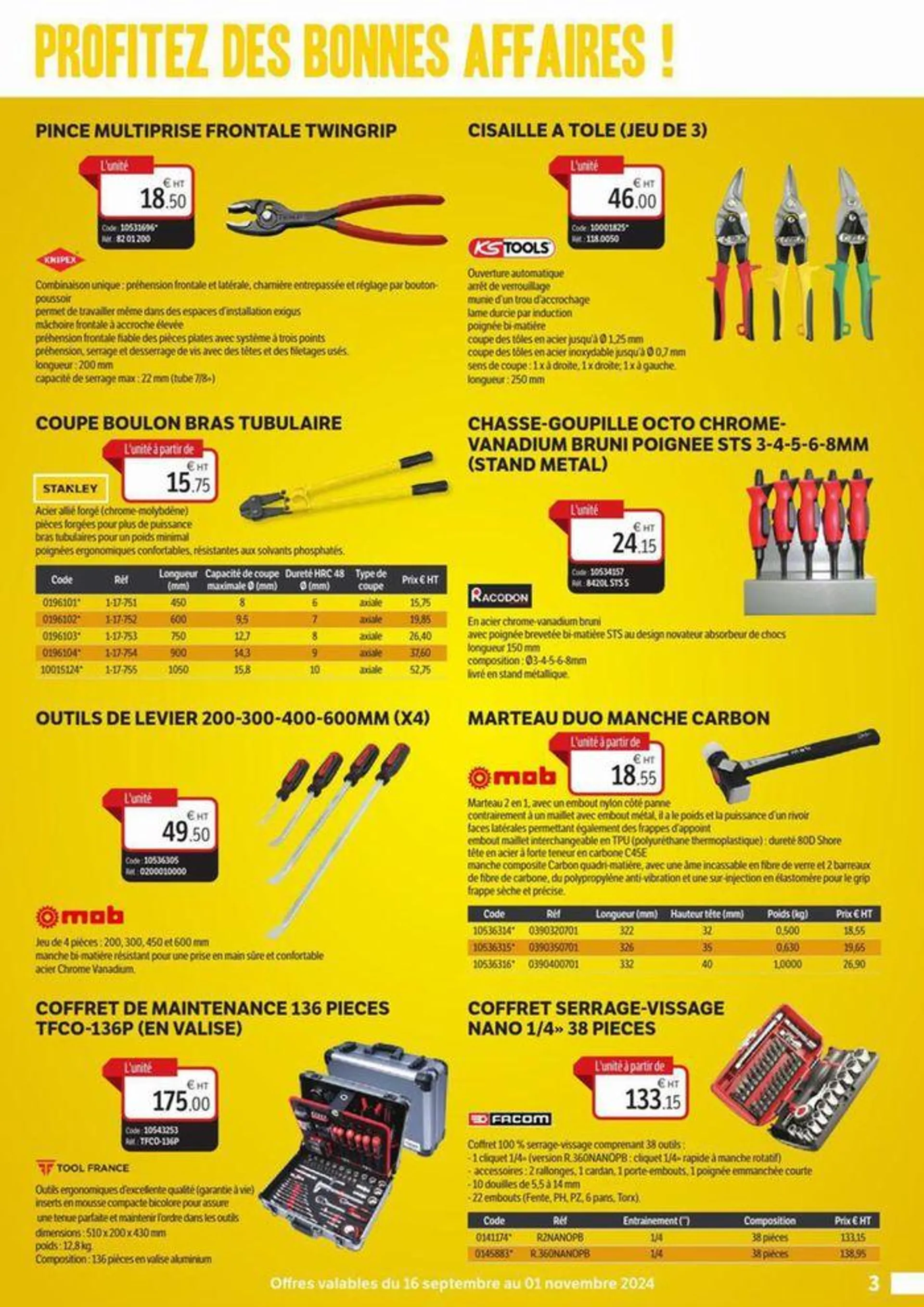 LES INDISPENSABLES N°2 du 17 septembre au 1 novembre 2024 - Catalogue page 3