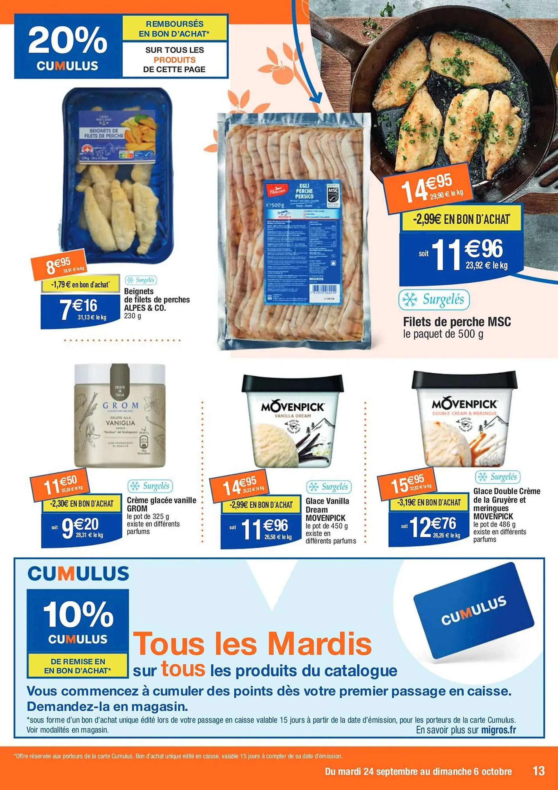 Catalogue Migros du 24 septembre au 6 octobre 2024 - Catalogue page 13