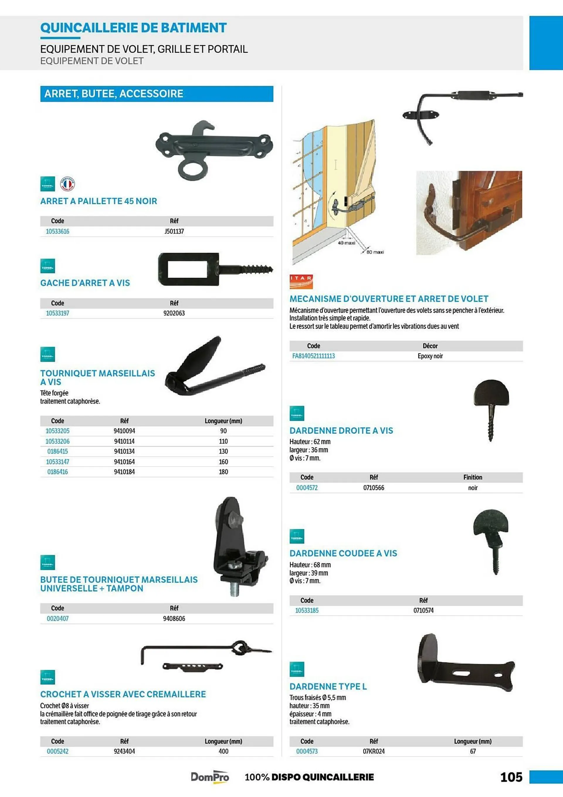 Catalogue DomPro du 8 juillet au 4 janvier 2025 - Catalogue page 105