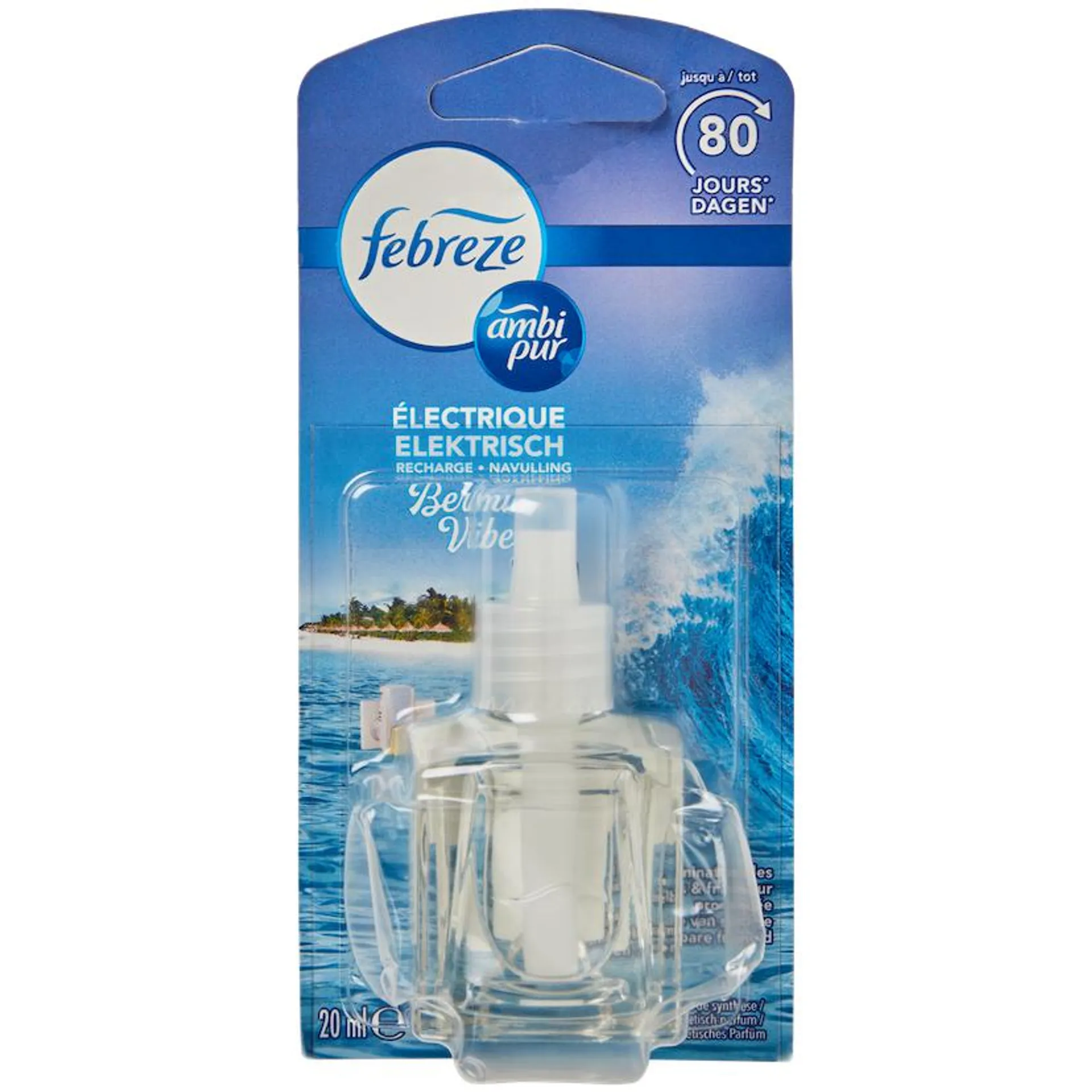 Recharge pour désodorisant Ambi Pur Febreze Bermuda Vibes