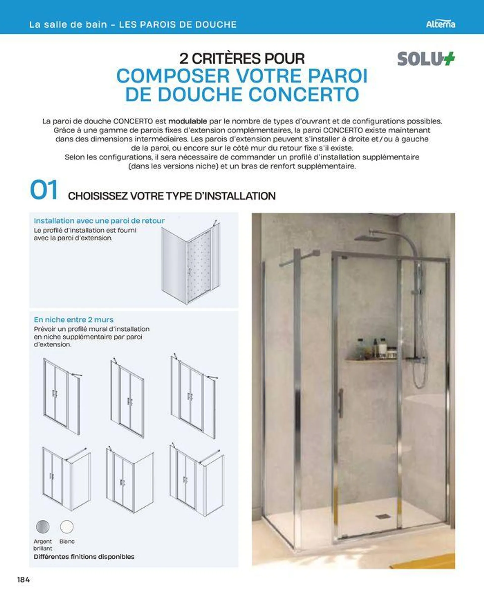 La salle de bain en toute sérénité du 2 juillet au 31 décembre 2024 - Catalogue page 184