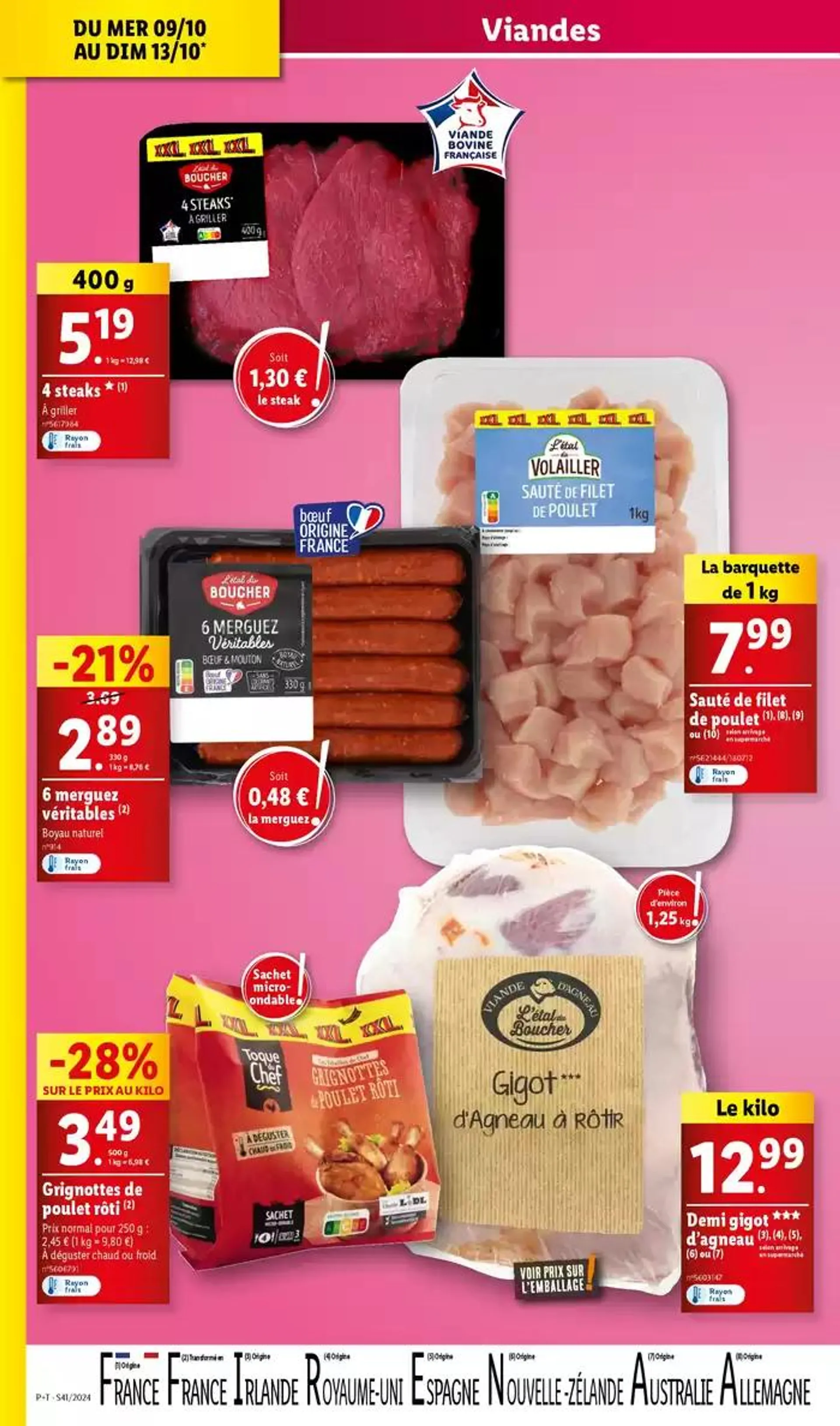 Composez votre hot-dog avec notre gamme McEnnedy et découvrez les saveurs authentiques des USA. du 9 octobre au 15 octobre 2024 - Catalogue page 6