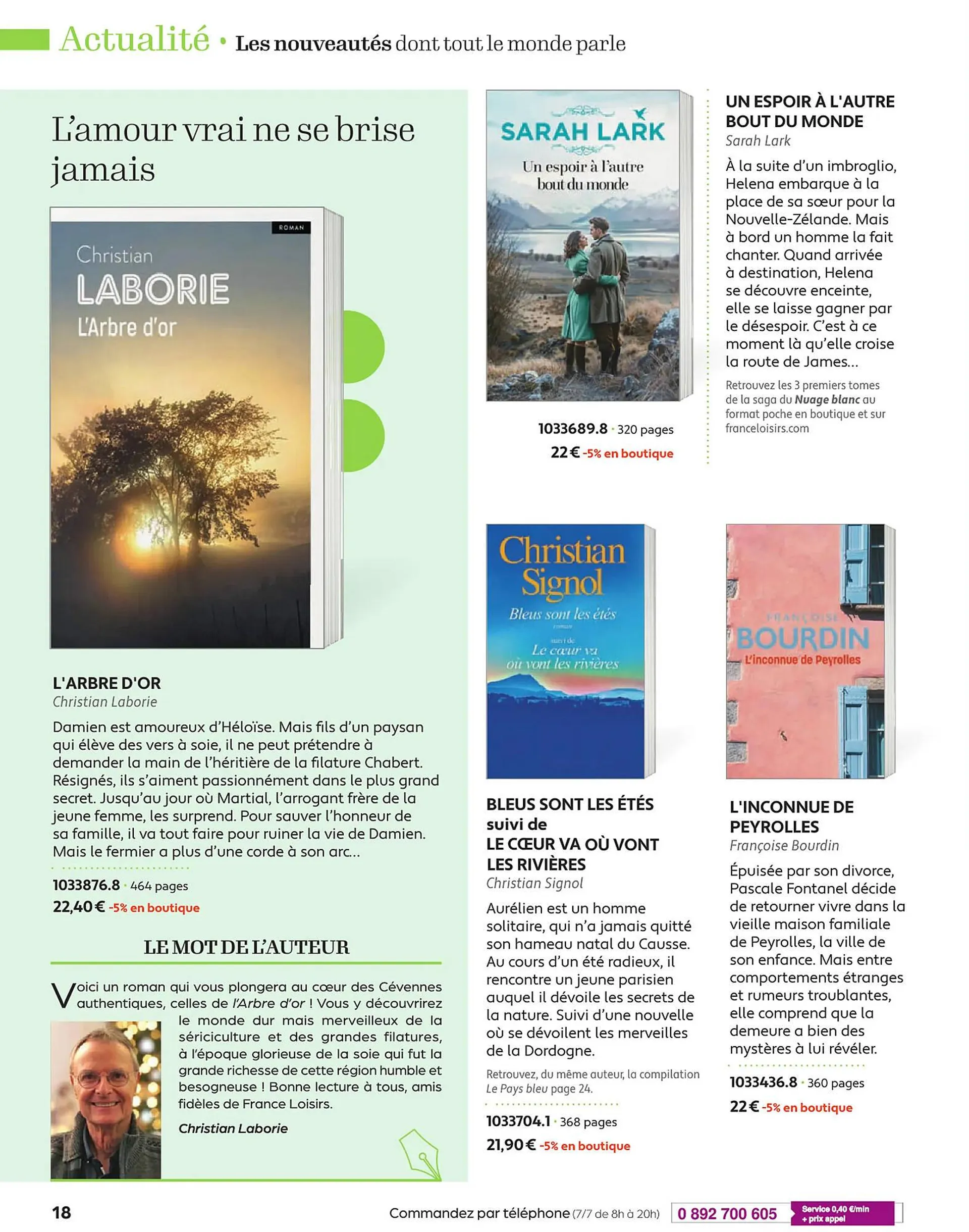 Catalogue France Loisirs du 1 septembre au 31 octobre 2024 - Catalogue page 18