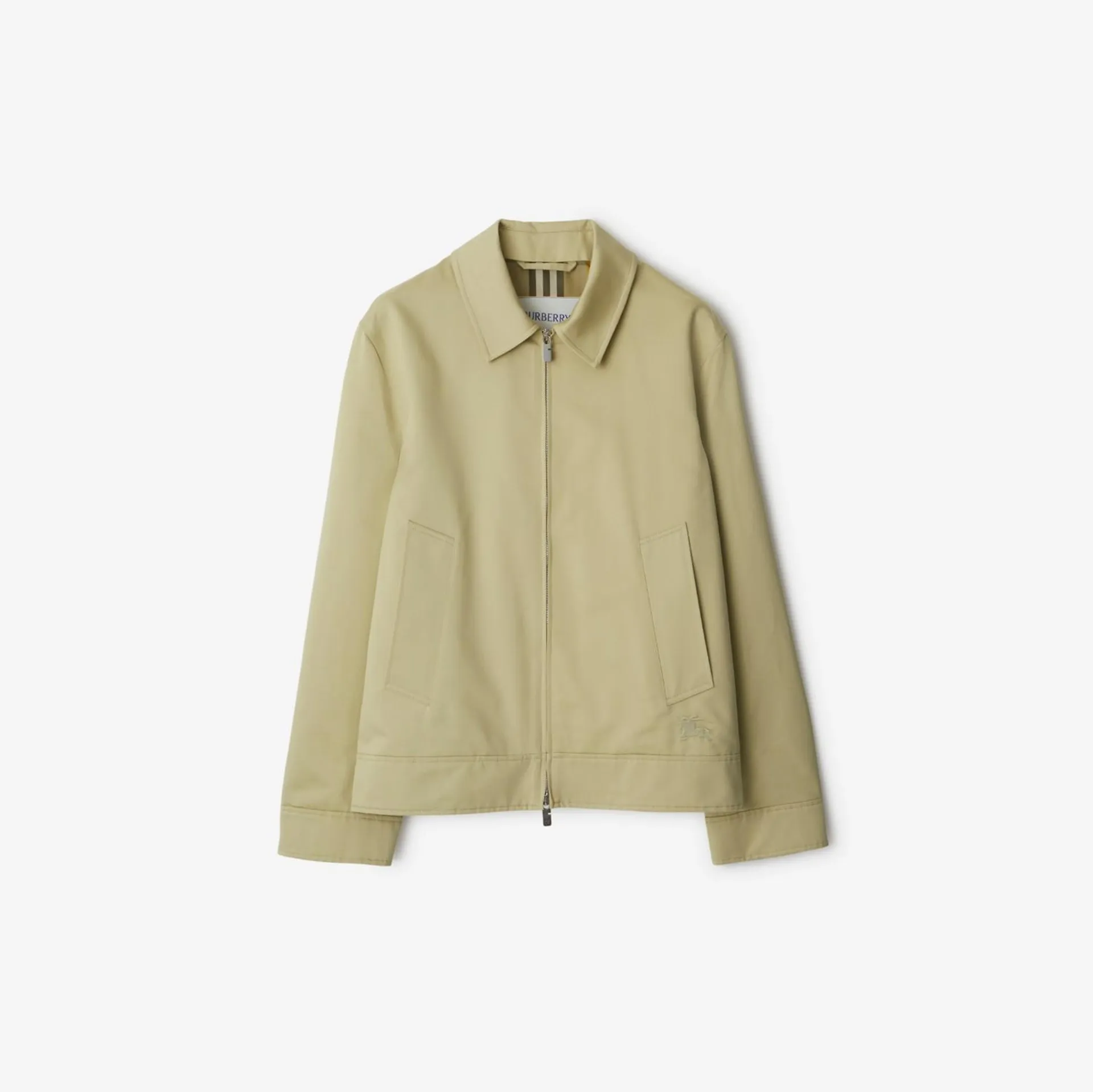 Cotton Silk Harrington Jacket