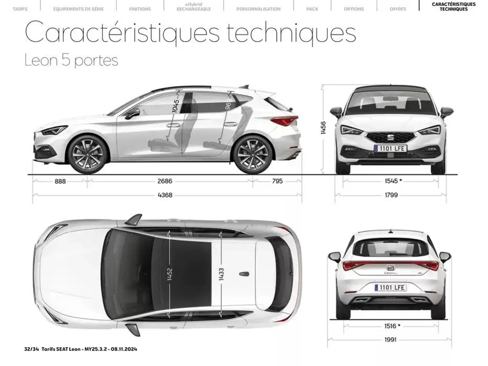 SEAT Leon 5 portes du 11 novembre au 9 novembre 2025 - Catalogue page 32