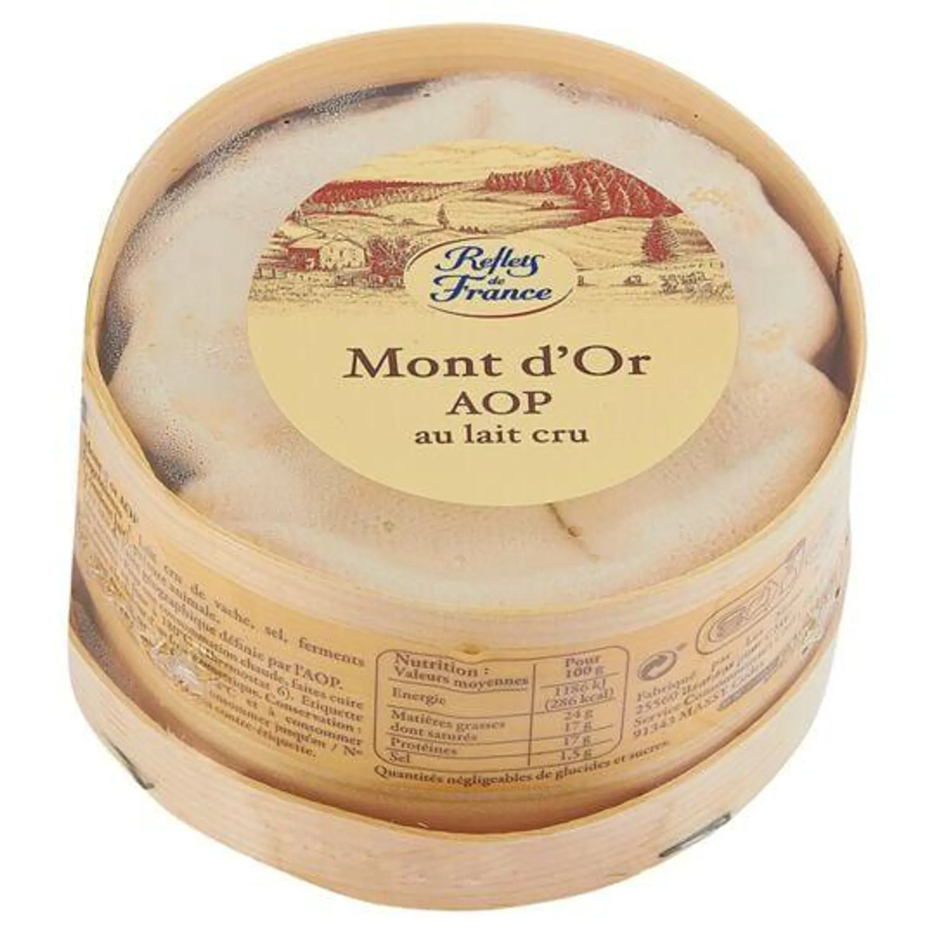 Fromage Mont d'Or Au Lait Cru AOP REFLETS DE FRANCE