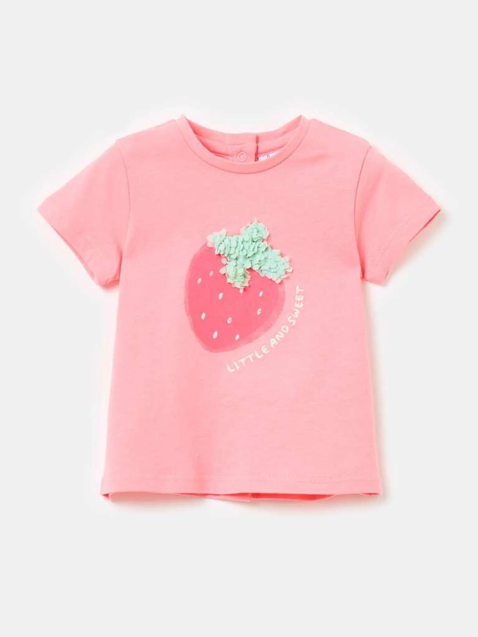 Organic cotton T-shirt with print Rose