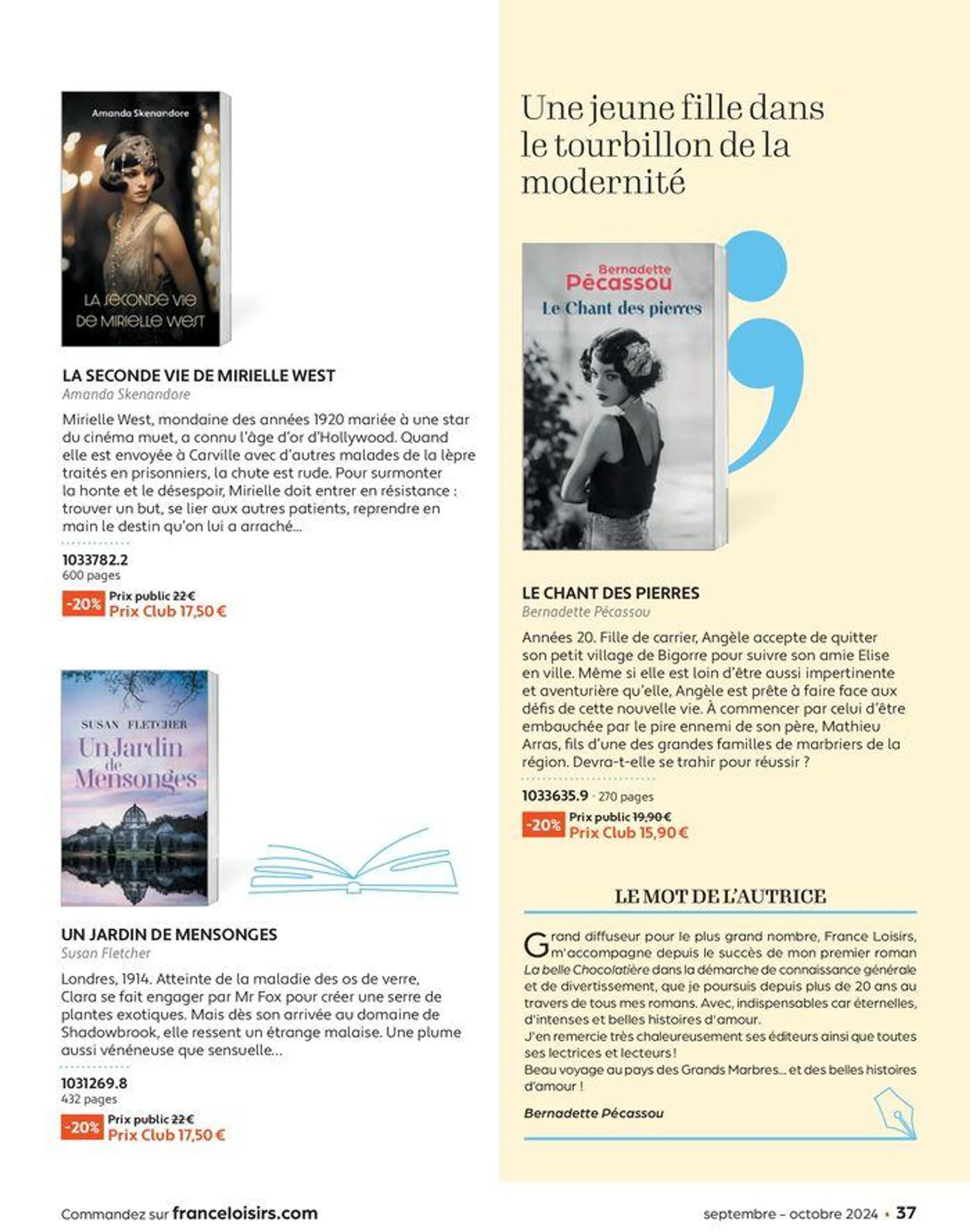 Septembre - Octobre 2024 du 2 septembre au 31 octobre 2024 - Catalogue page 37