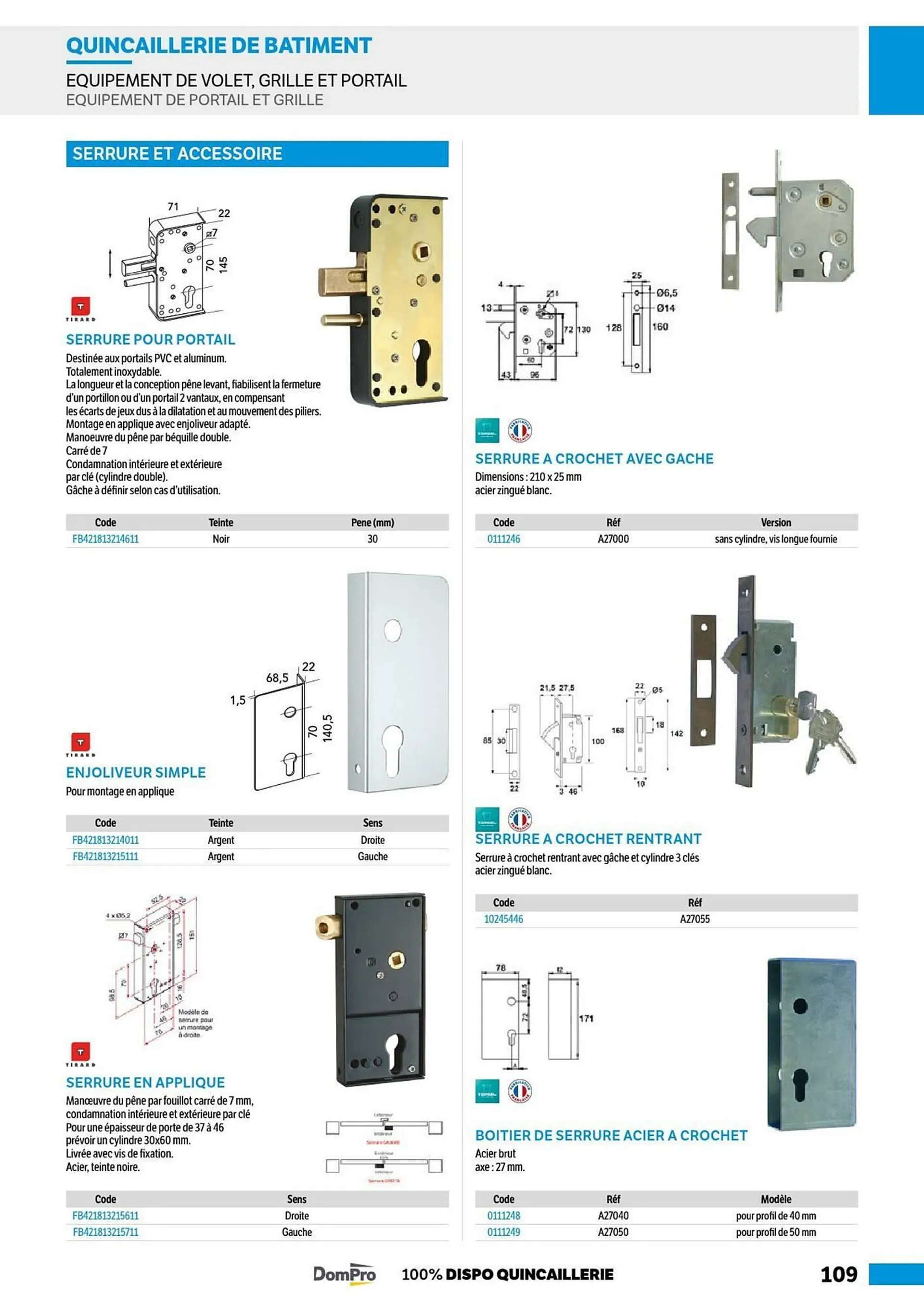 Catalogue DomPro du 8 juillet au 4 janvier 2025 - Catalogue page 109