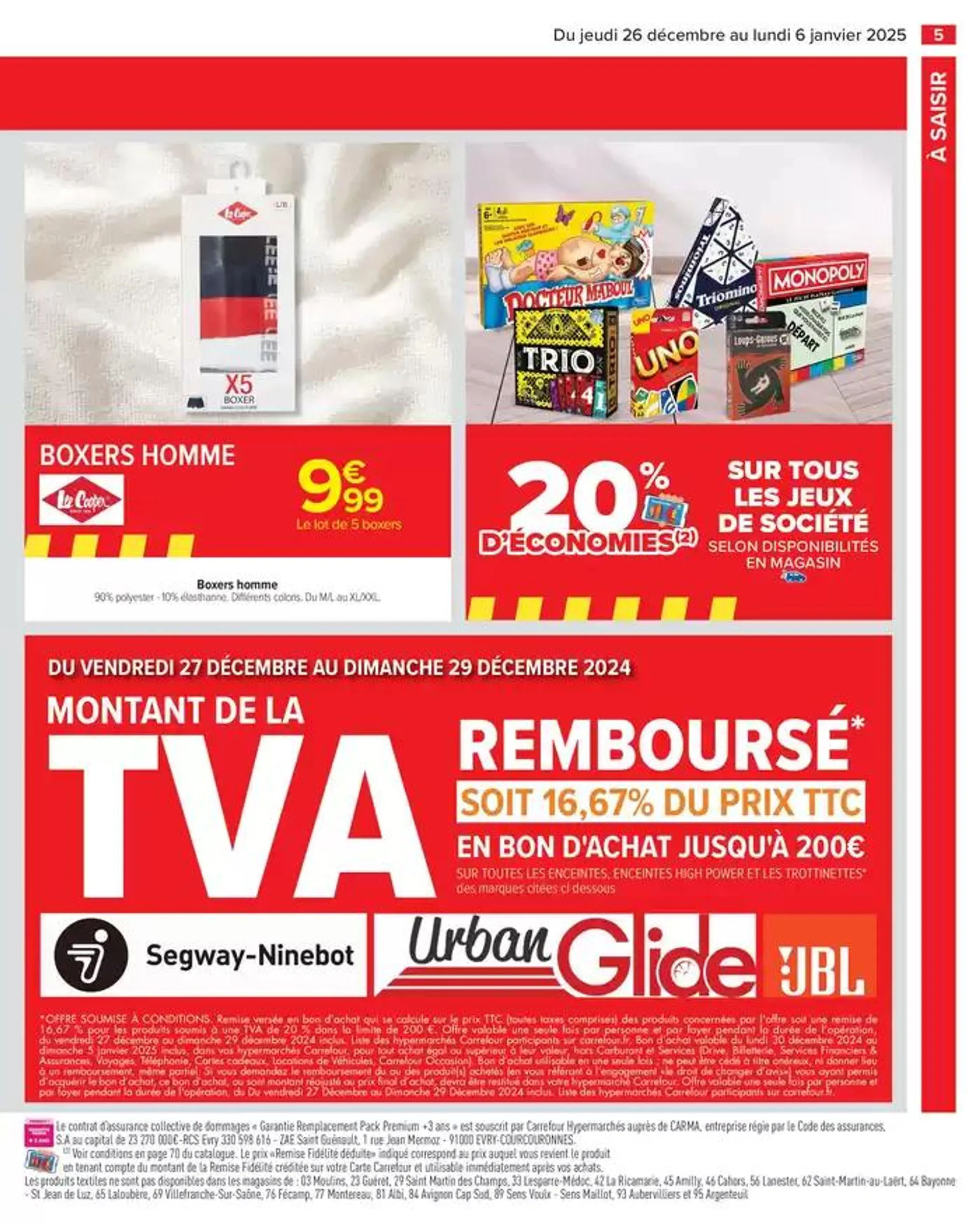 - 50% SUR LE 2ÈME PRODUIT du 26 décembre au 6 janvier 2025 - Catalogue page 11