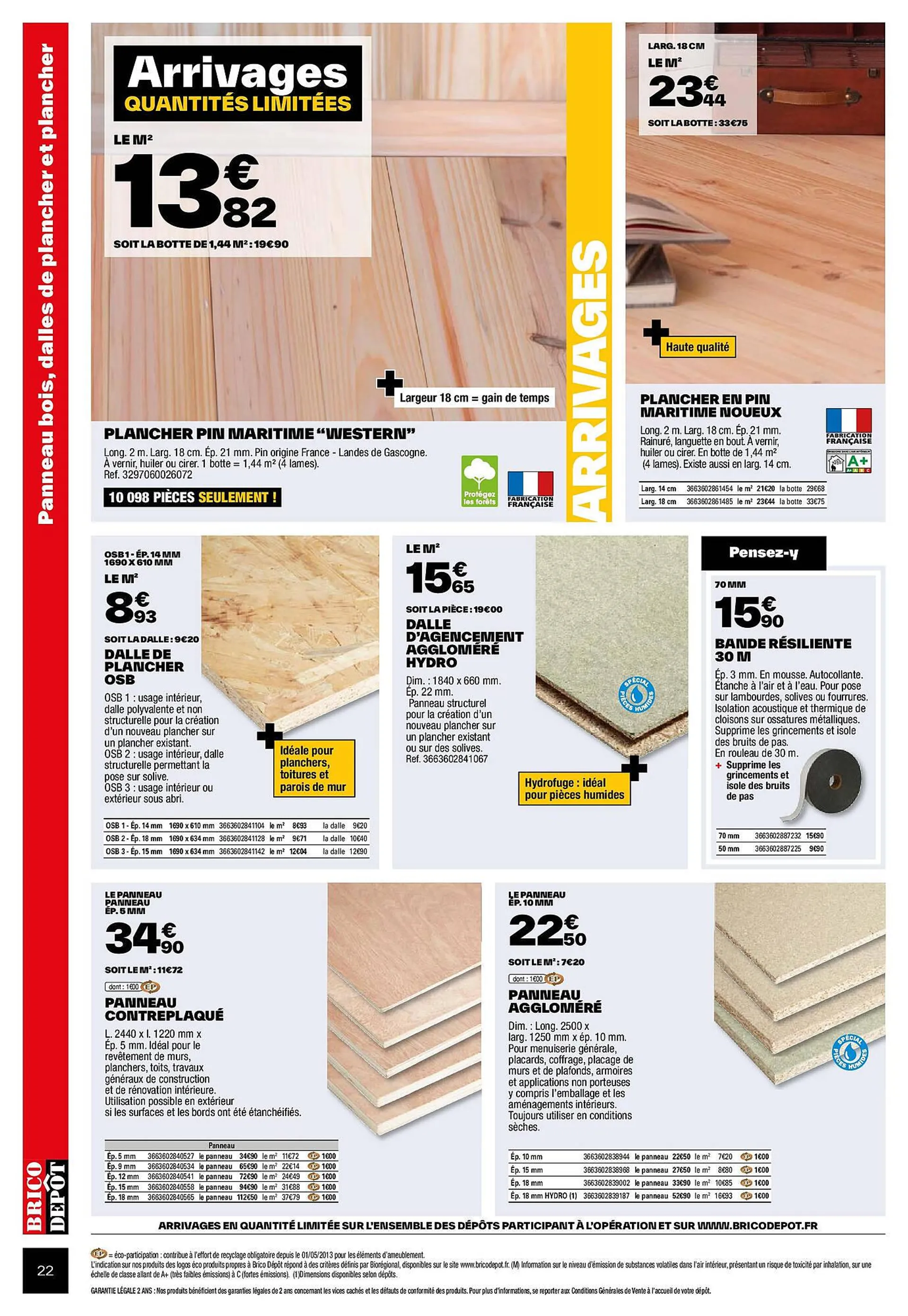 Catalogue Brico Dépôt du 4 avril au 25 avril 2024 - Catalogue page 22