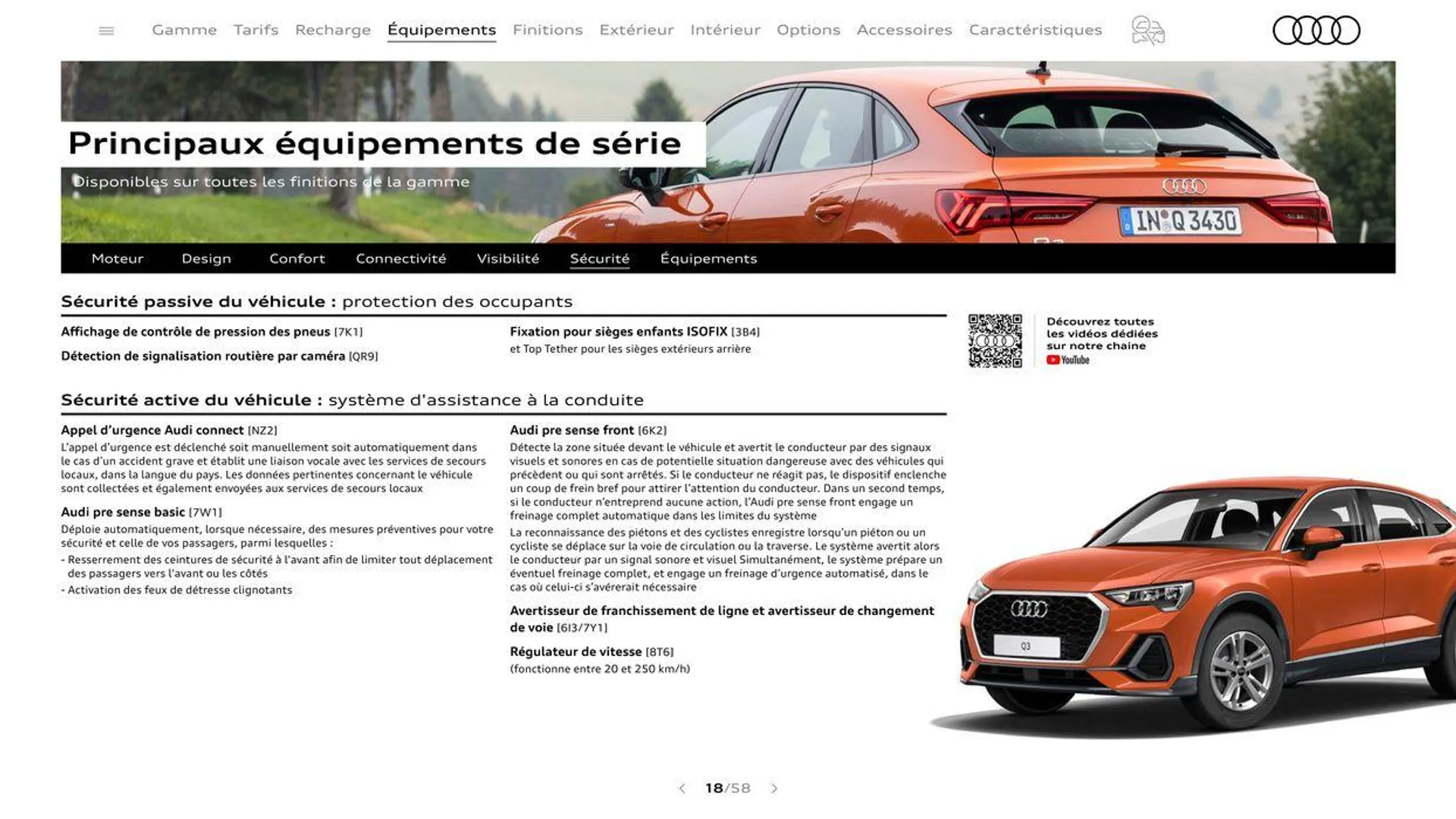 Audi Q3 Sportback du 20 août au 31 décembre 2024 - Catalogue page 18