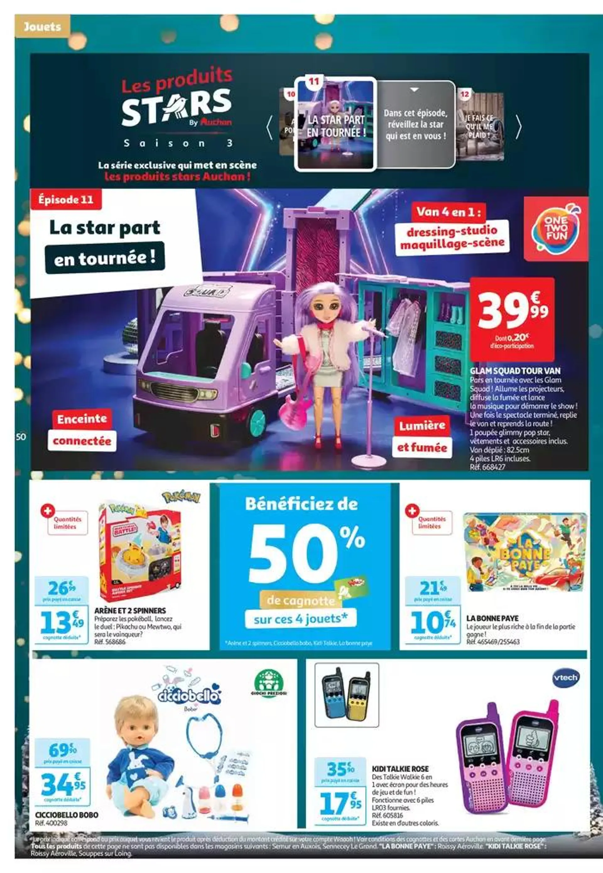 Top depart : 25 jours Auchan  du 29 octobre au 4 novembre 2024 - Catalogue page 50