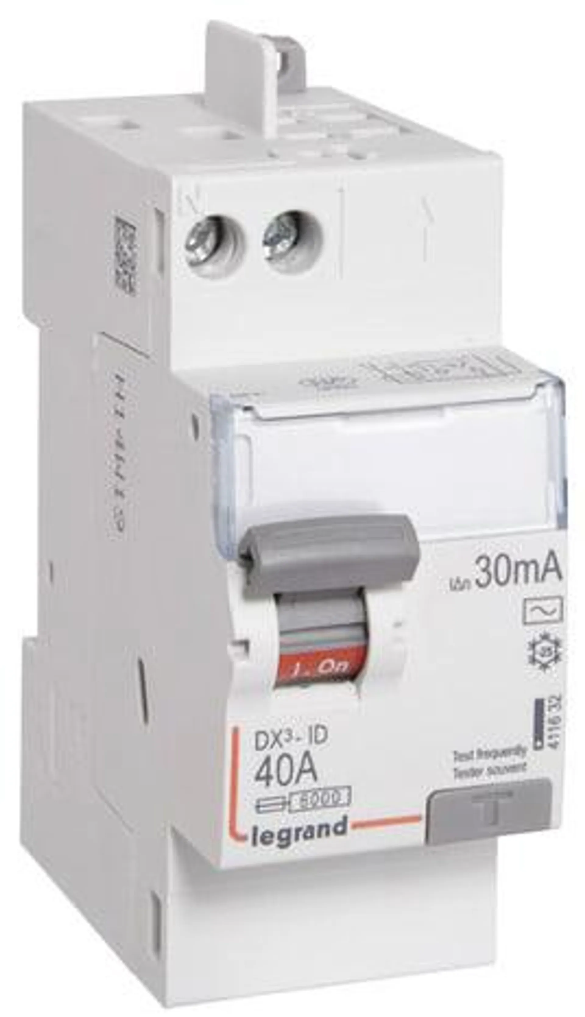 Interrupteur différentiel automatique dx3 30 ma-40a type A - Legrand
