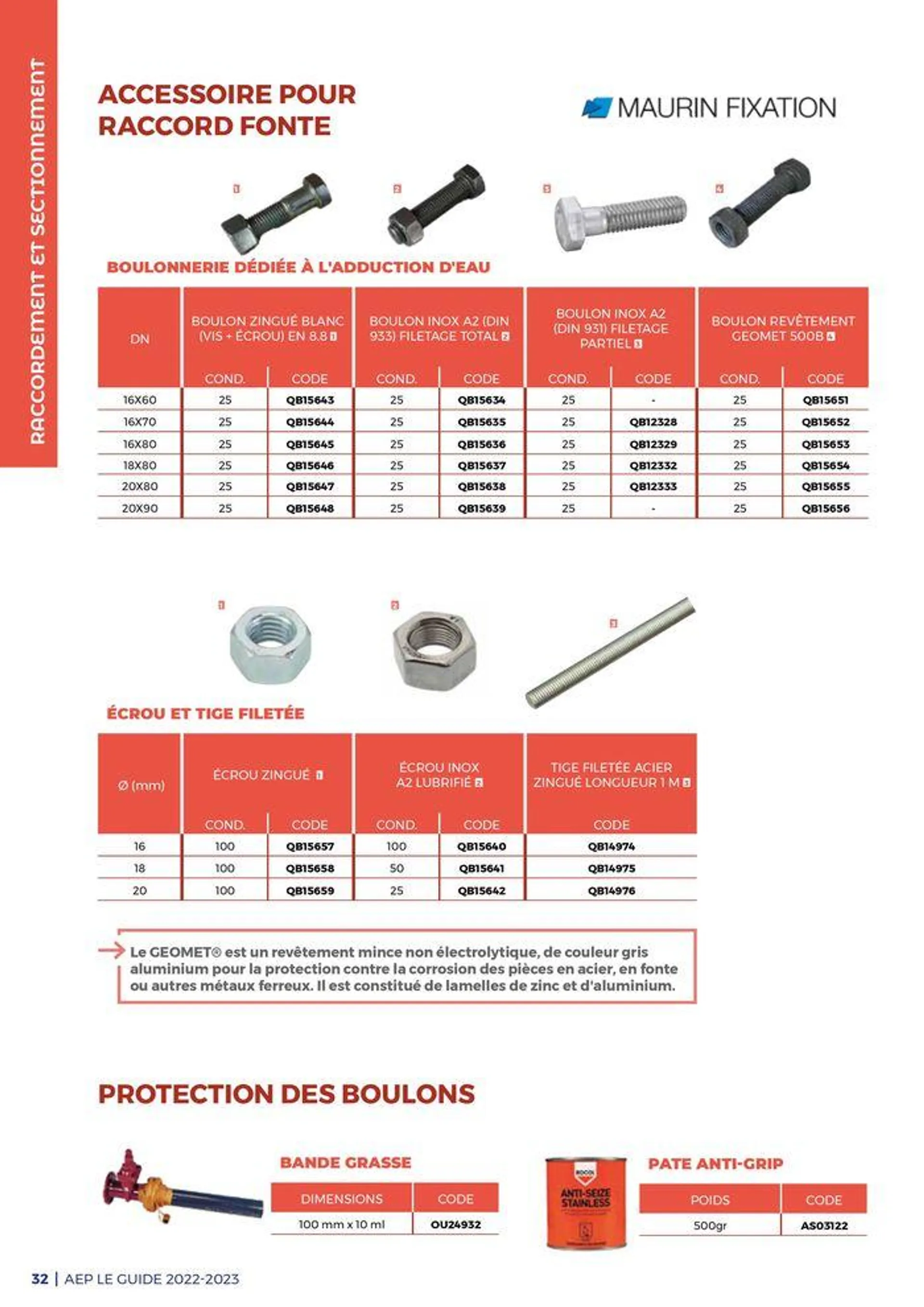 Guide - Adduction deau potable - 32